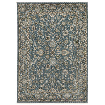 Aberdeen 070H1 Blue/ Beige Traditional Area Rug by Oriental Weavers