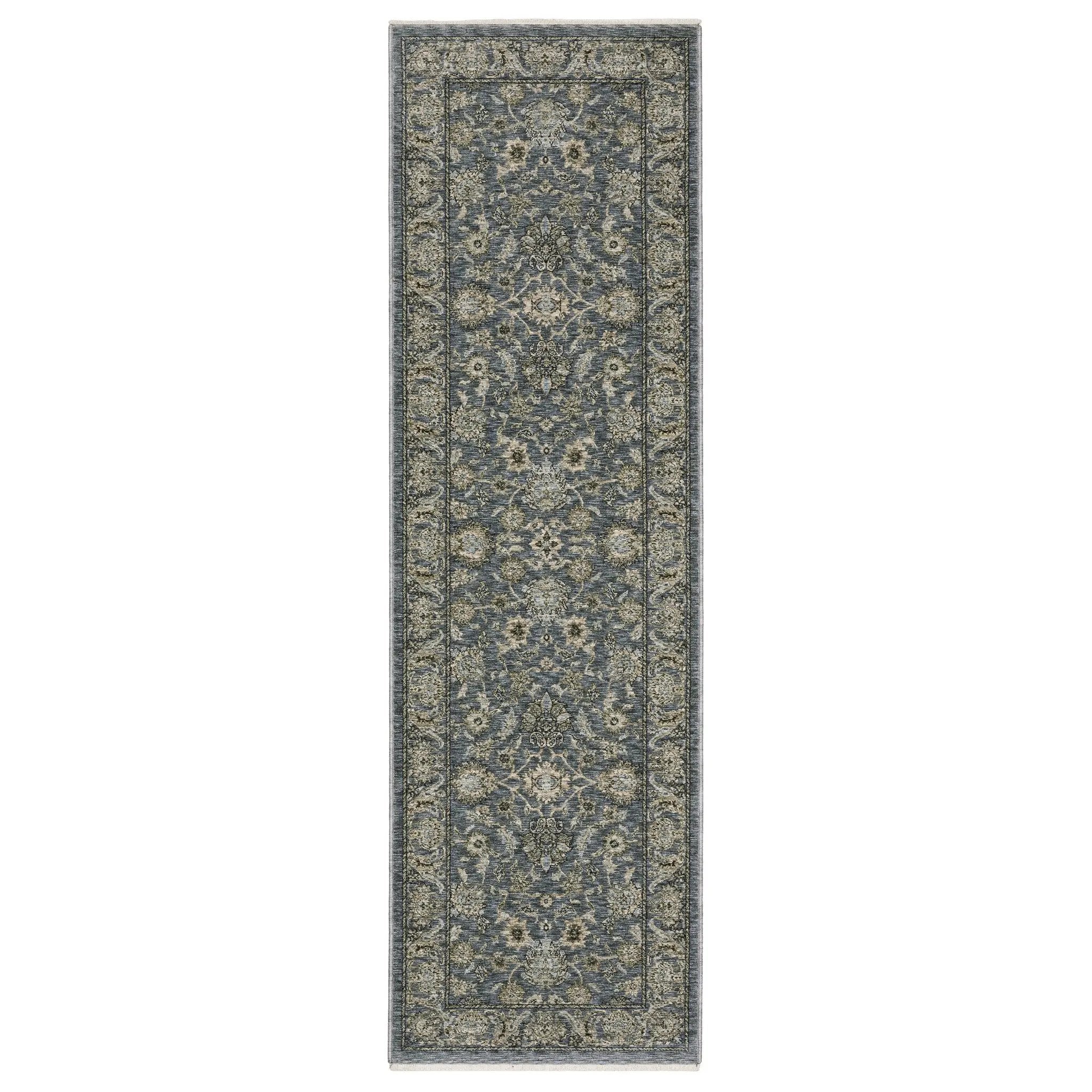 Aberdeen 070H1 Blue/ Beige Area Rug by Oriental Weavers
