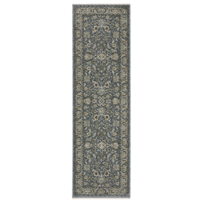 Aberdeen 070H1 Blue/ Beige Traditional Area Rug by Oriental Weavers