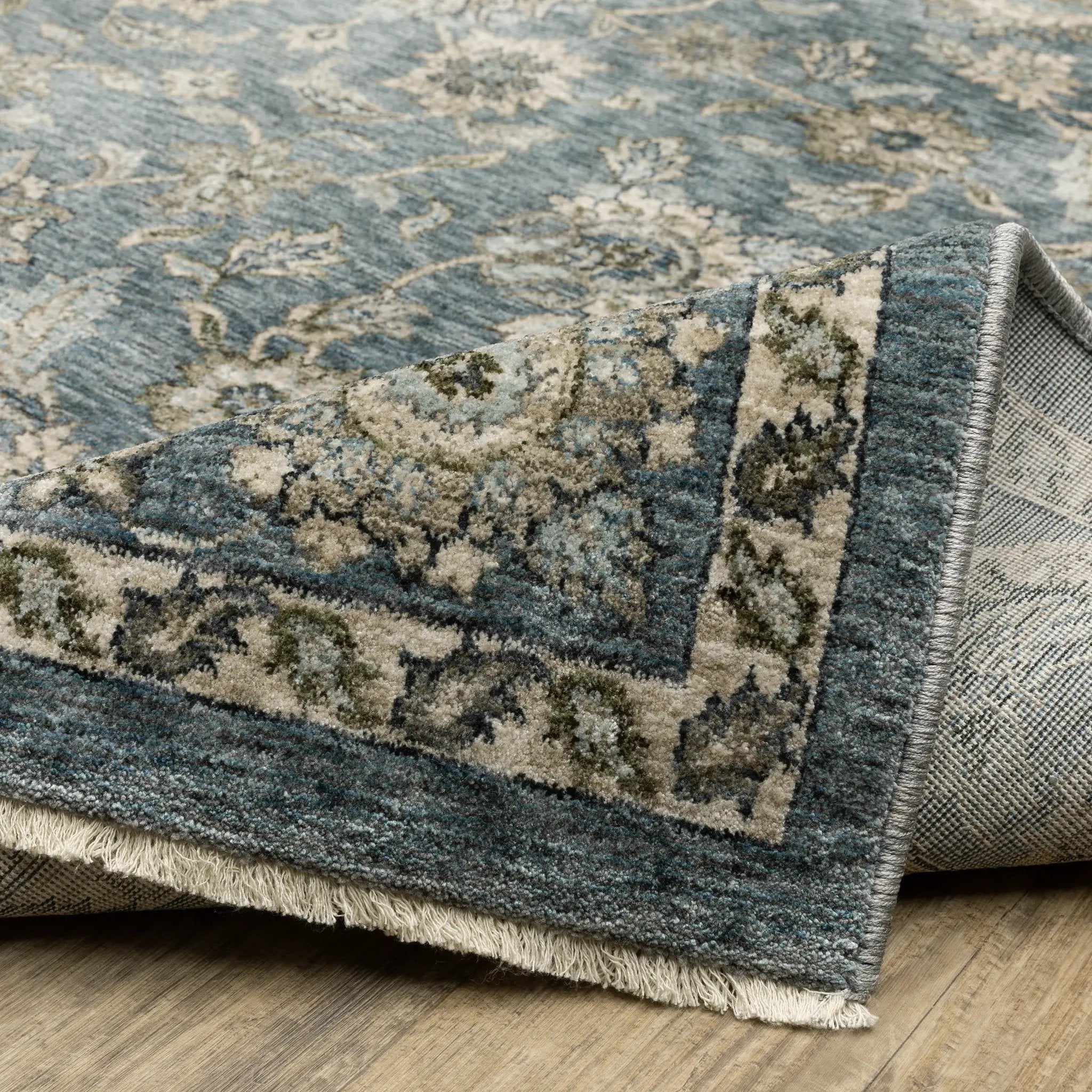 Aberdeen 070H1 Blue/ Beige Area Rug by Oriental Weavers