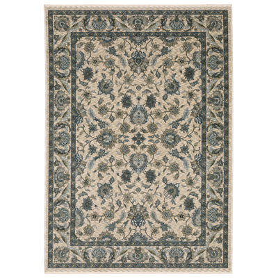 Aberdeen 070I1 Beige/ Blue Traditional Area Rug by Oriental Weavers