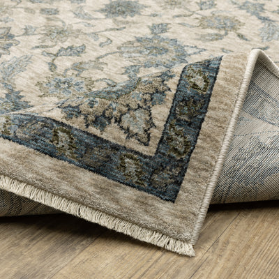 Aberdeen 070I1 Beige/ Blue Traditional Area Rug by Oriental Weavers