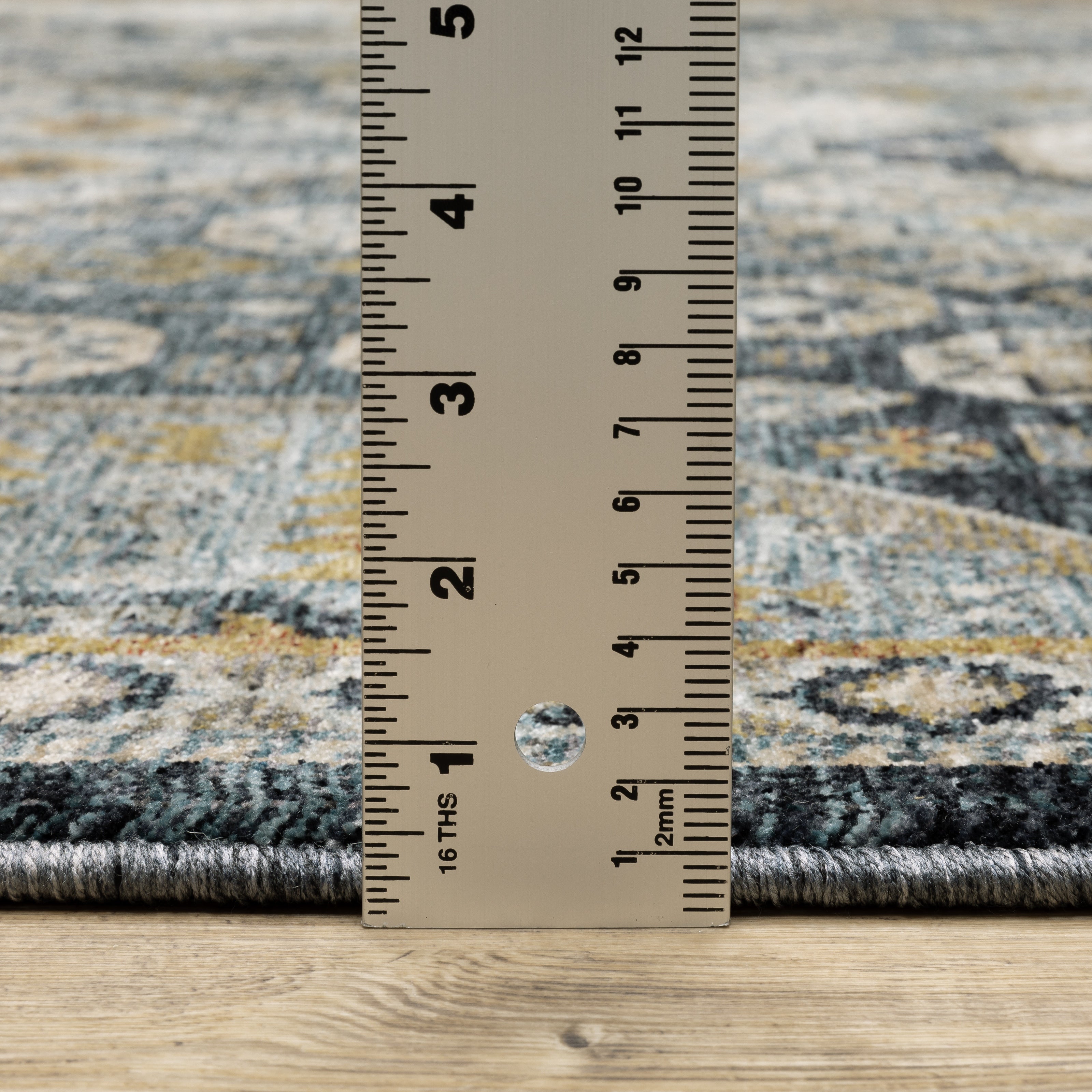 Aberdeen 7150B Blue/ Gold Traditional Area Rug by Oriental Weavers