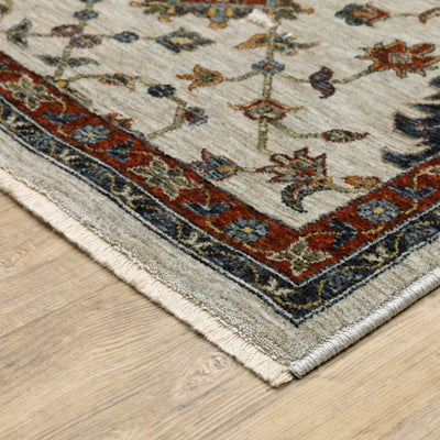 Aberdeen 751W1 Ivory/ Multi Traditional Area Rug by Oriental Weavers