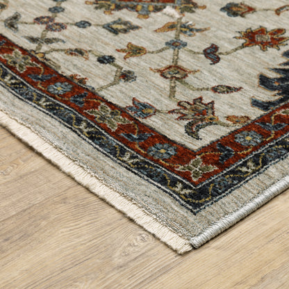 Aberdeen 751W1 Ivory/ Multi Traditional Area Rug by Oriental Weavers