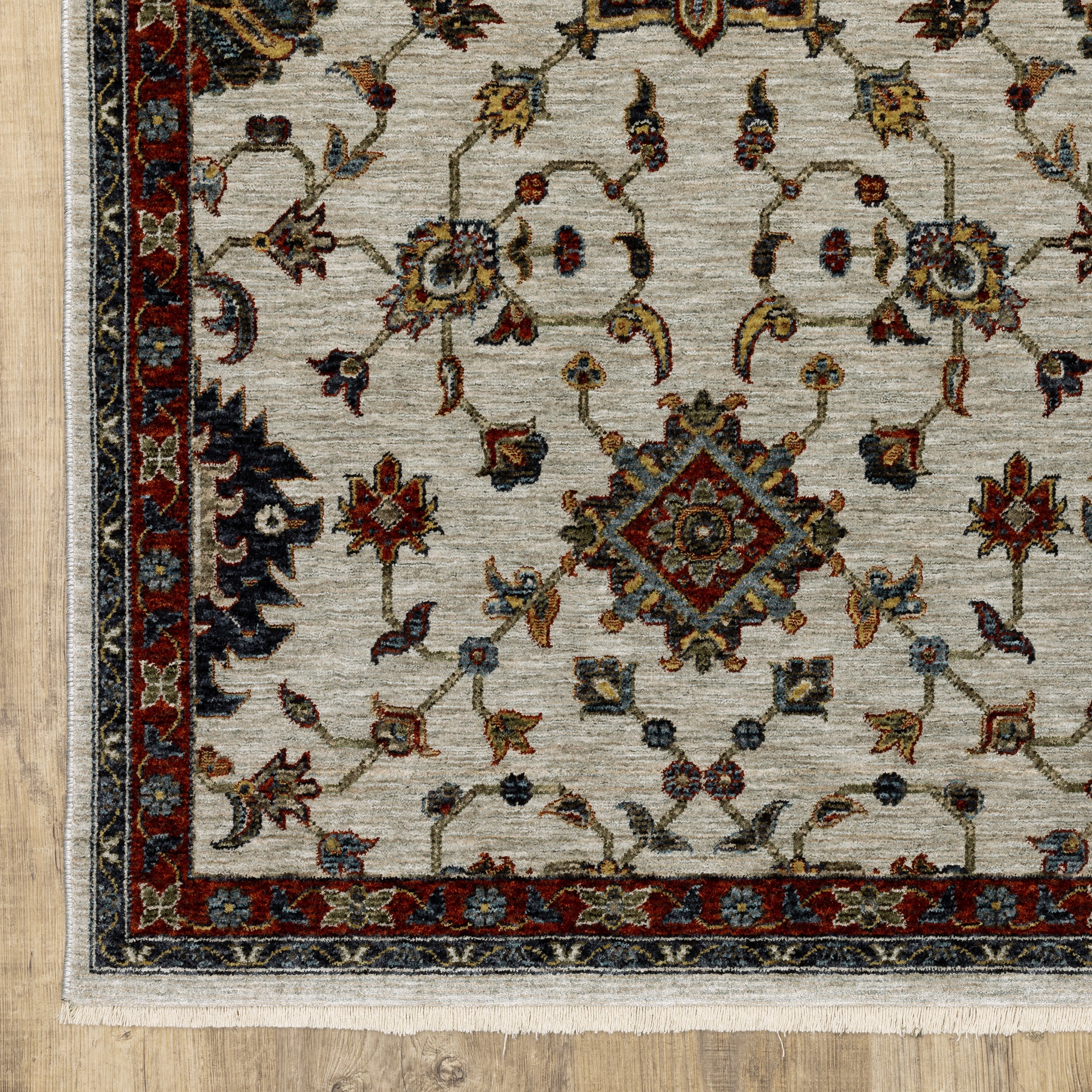 Aberdeen 751W1 Ivory/ Multi Traditional Area Rug by Oriental Weavers