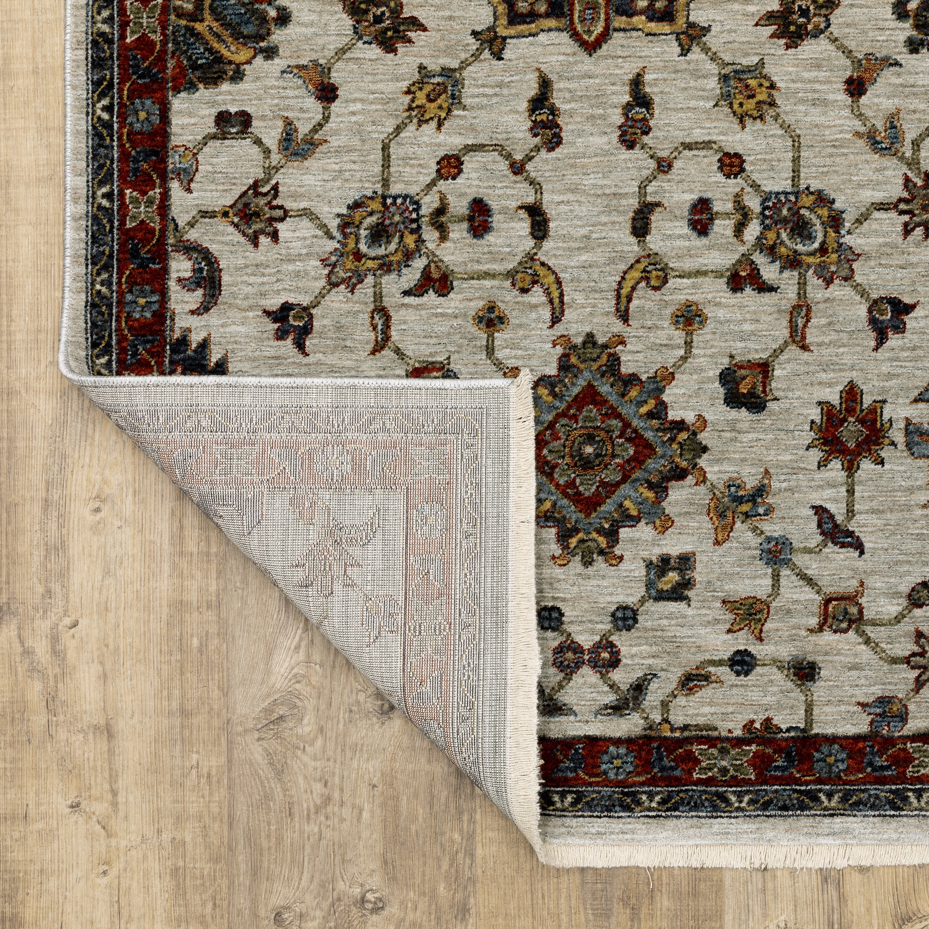 Aberdeen 751W1 Ivory/ Multi Traditional Area Rug by Oriental Weavers