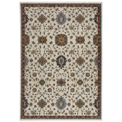 Aberdeen 751W1 Ivory/ Multi Traditional Area Rug by Oriental Weavers
