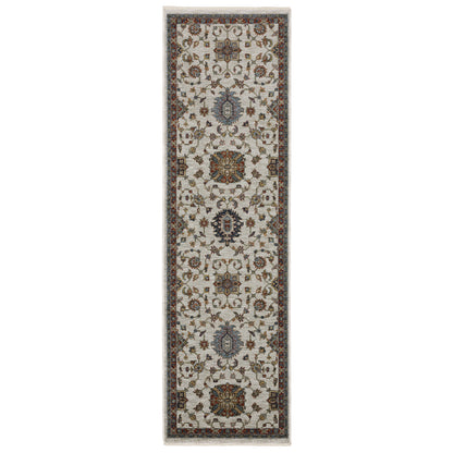Aberdeen 751W1 Ivory/ Multi Traditional Area Rug by Oriental Weavers