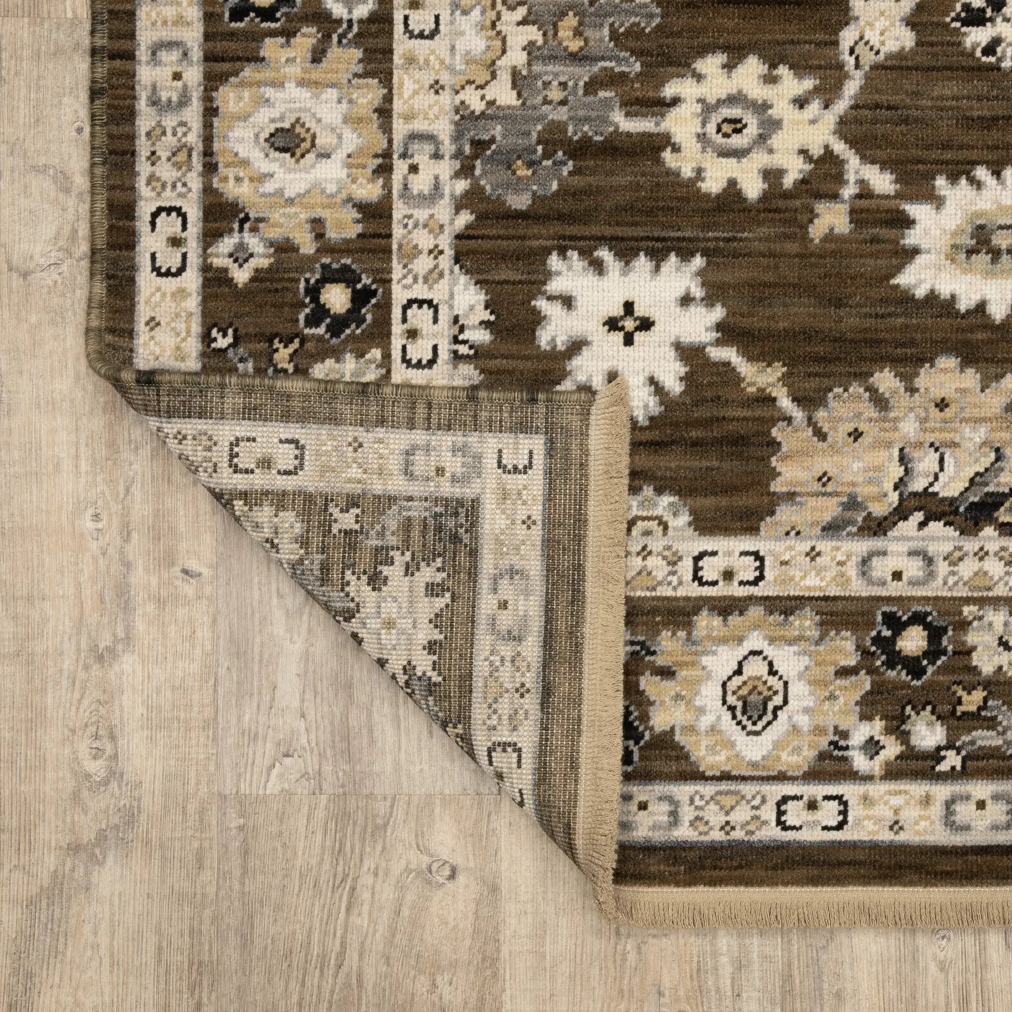 Acacia ACA01 Brown/ Tan Area Rug by Oriental Weavers