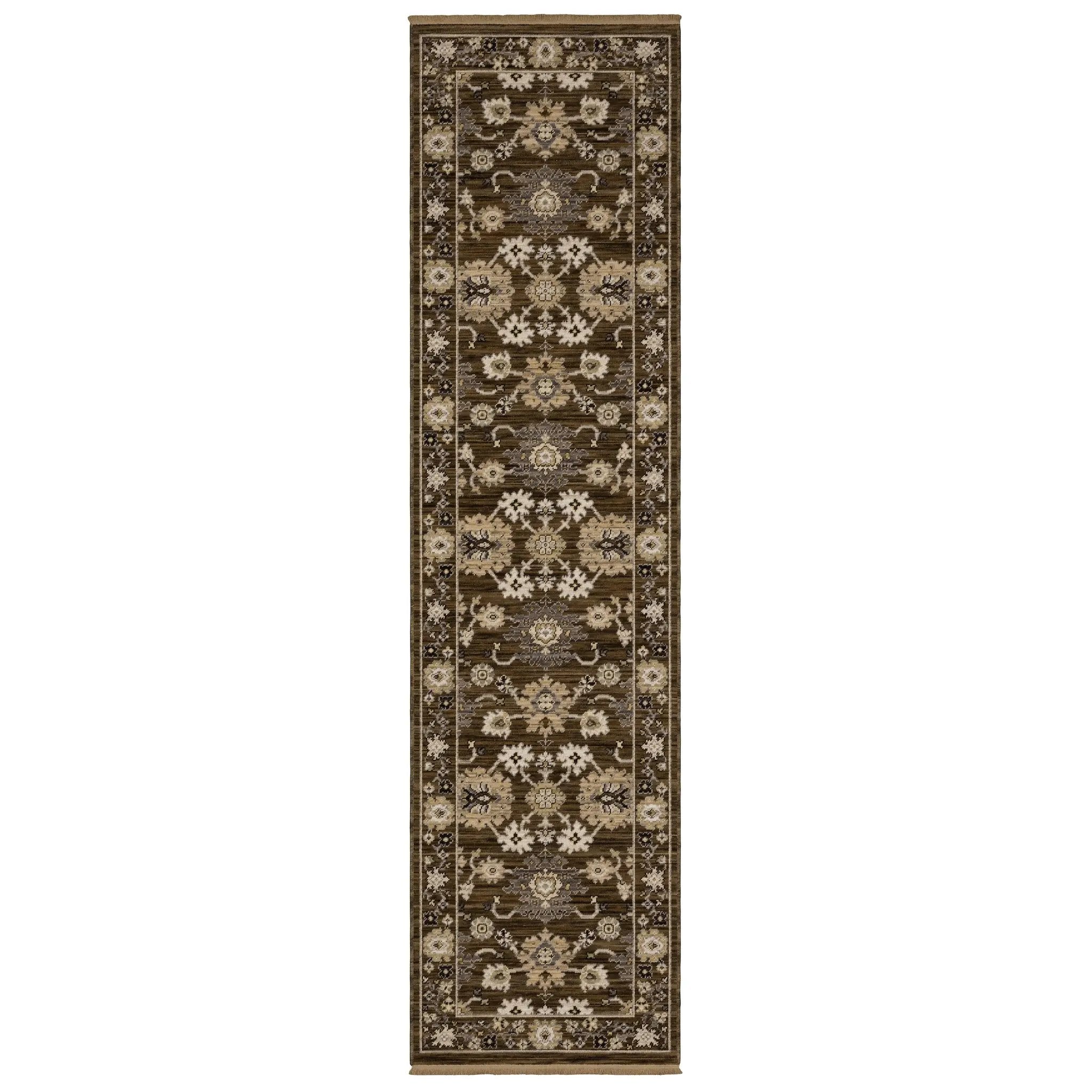 Acacia ACA01 Brown/ Tan Area Rug by Oriental Weavers