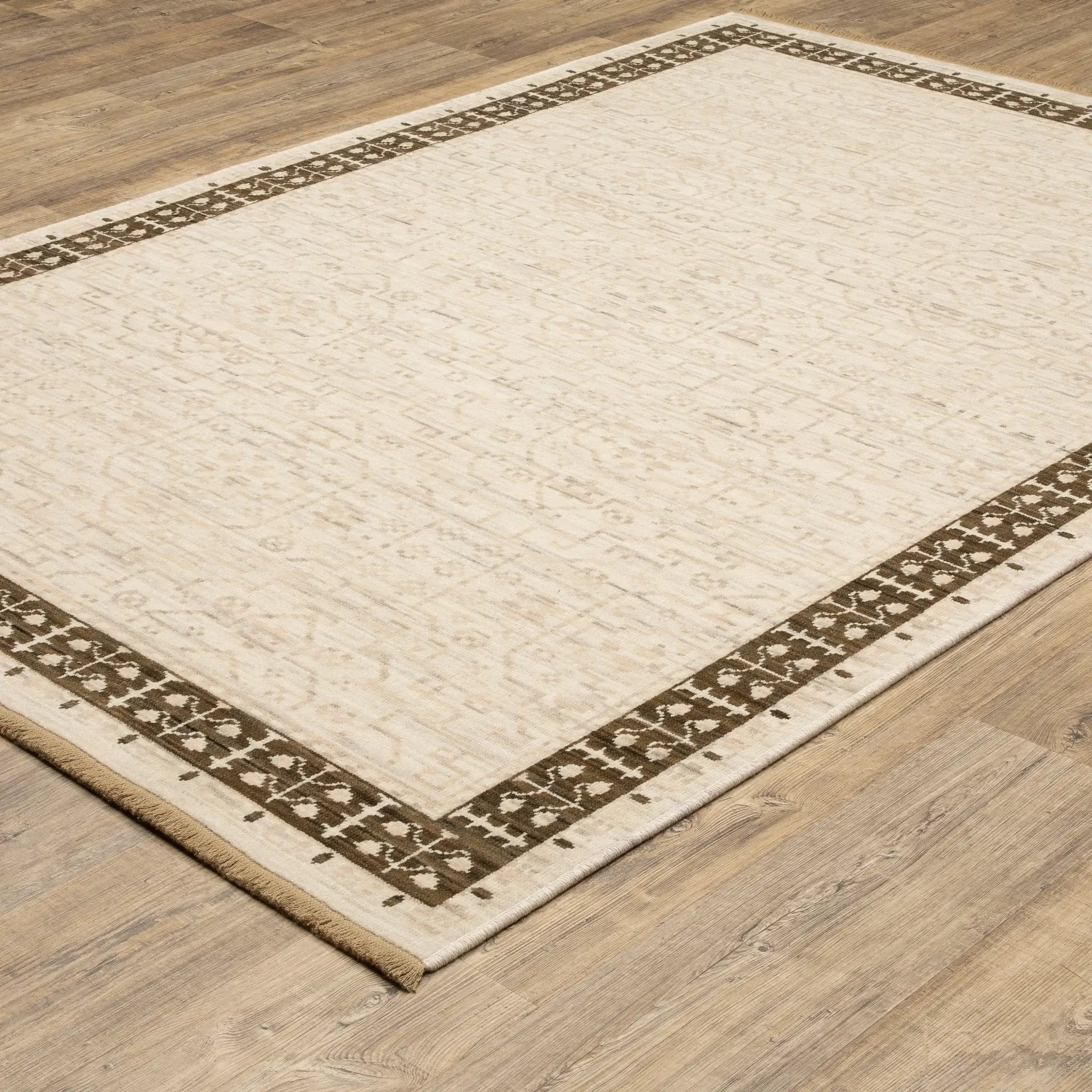 Acacia ACA02 Beige/ Brown Area Rug by Oriental Weavers