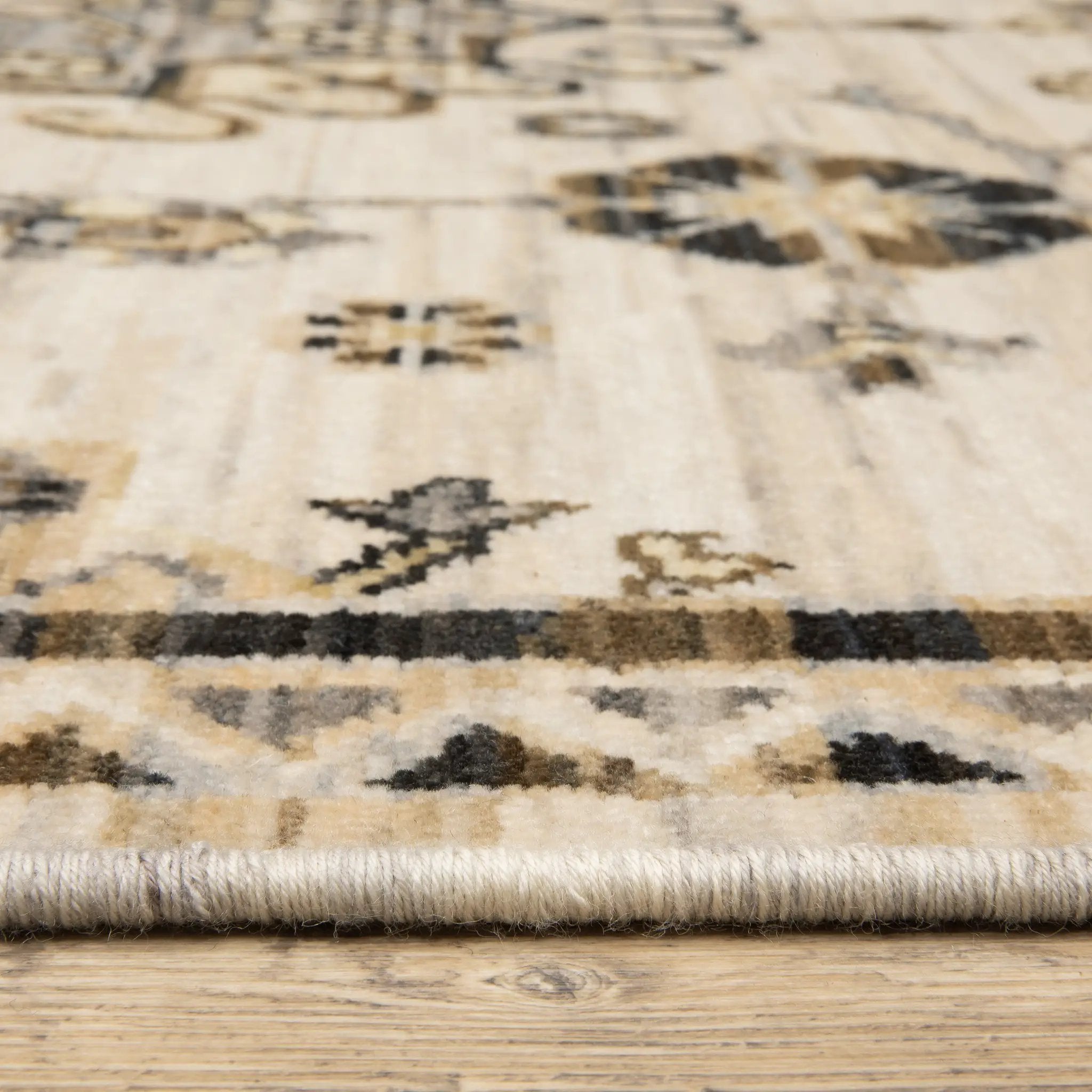 Acacia ACA04 Brown/ Grey Area Rug by Oriental Weavers