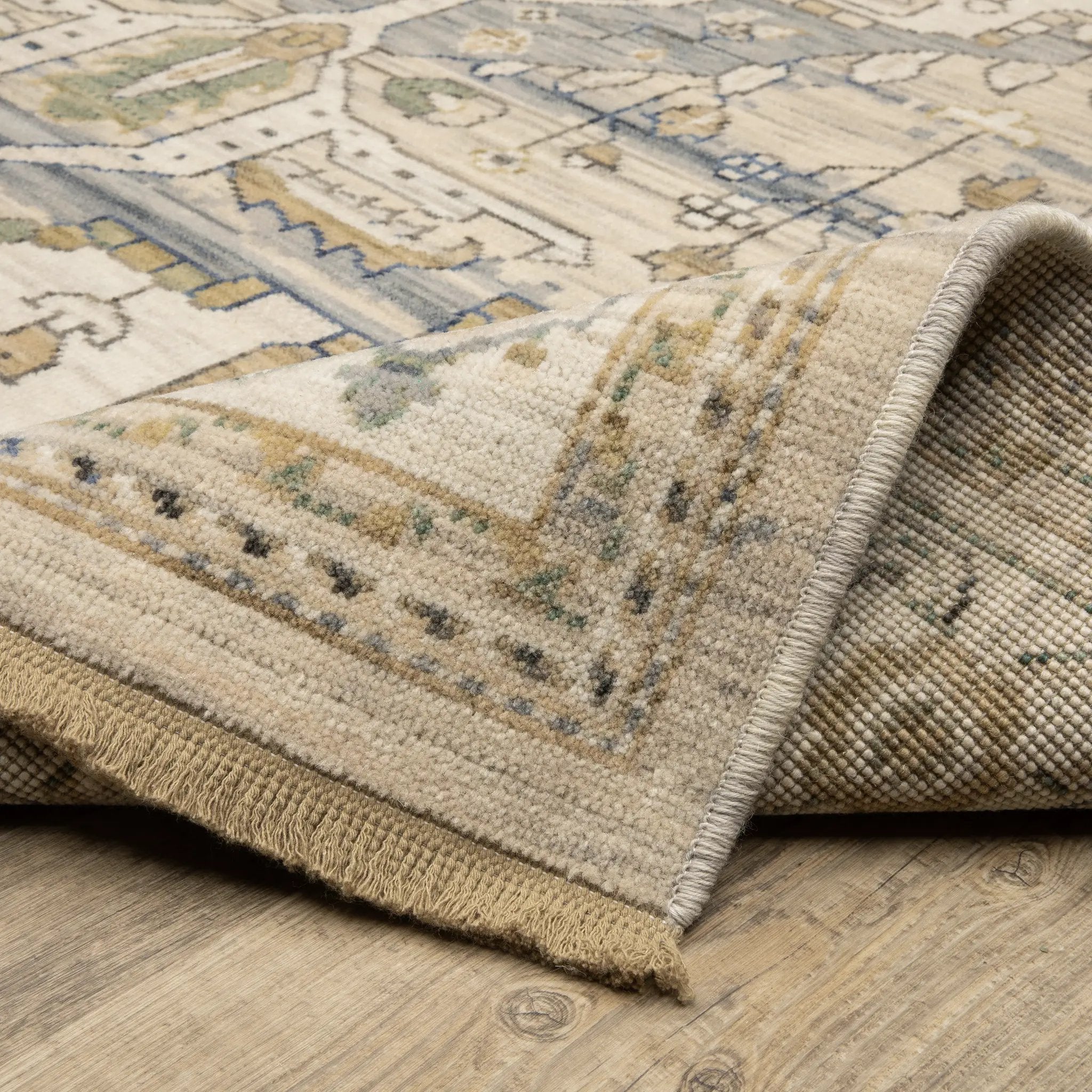 Acacia ACA07 Beige/ Grey Area Rug by Oriental Weavers