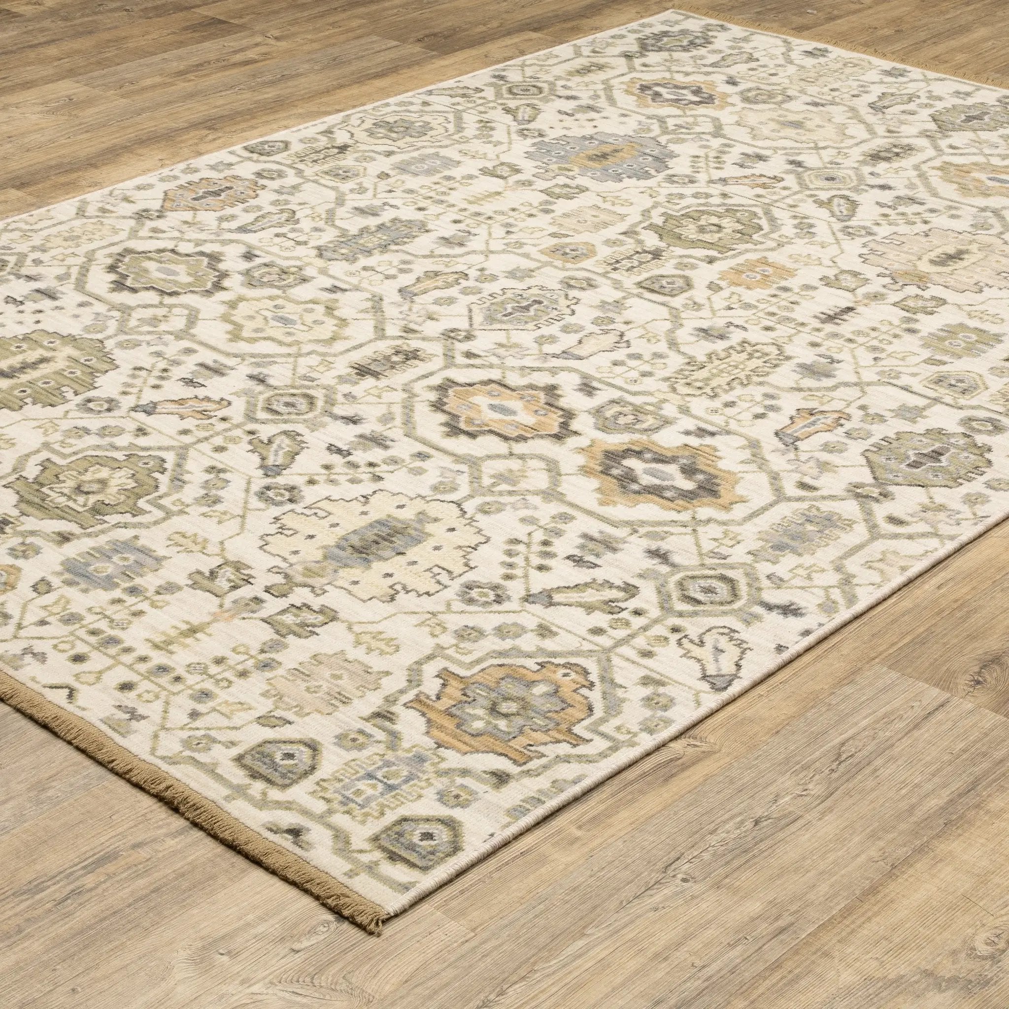 Acacia ACA11 Beige/ Gold Area Rug by Oriental Weavers