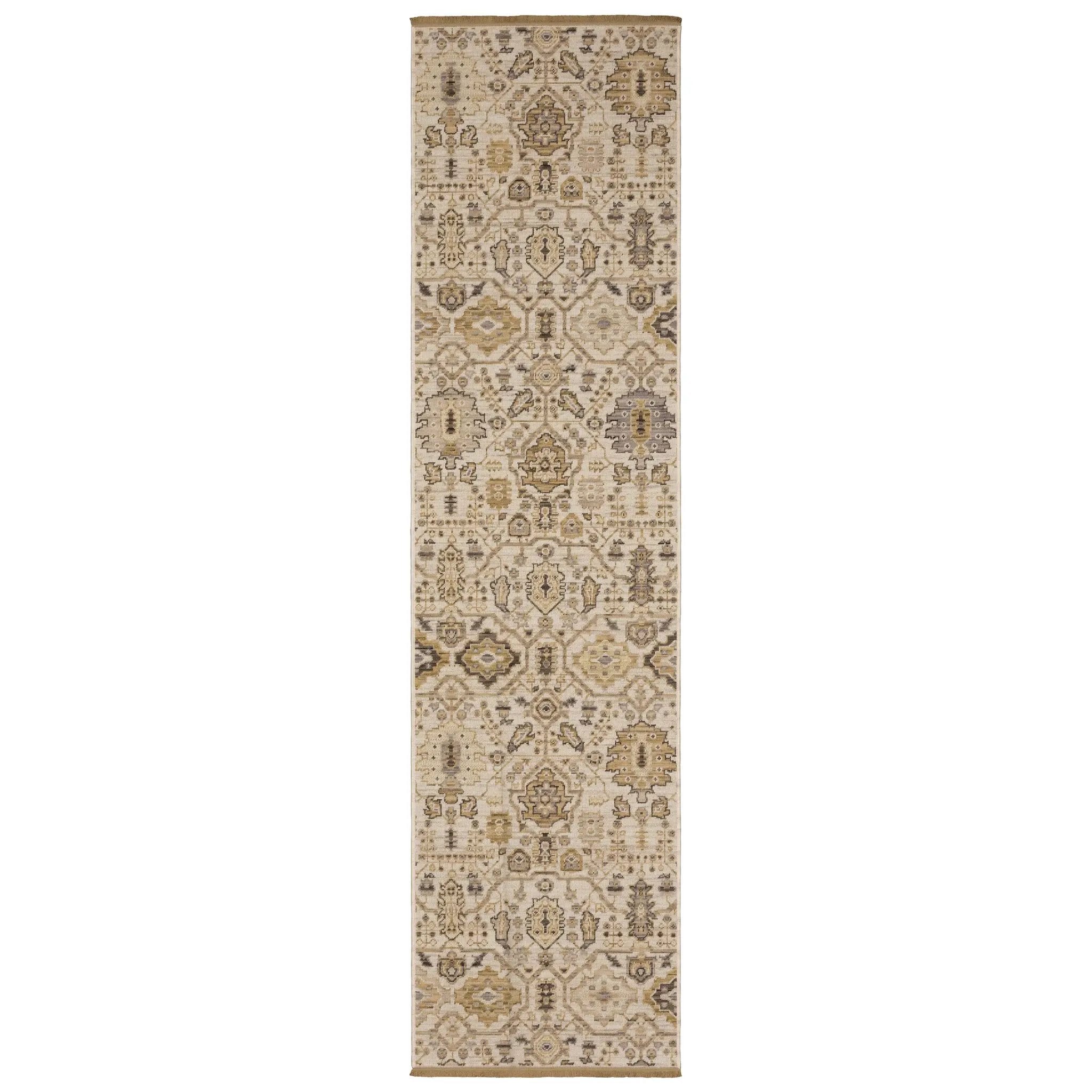 Acacia ACA11 Beige/ Gold Area Rug by Oriental Weavers