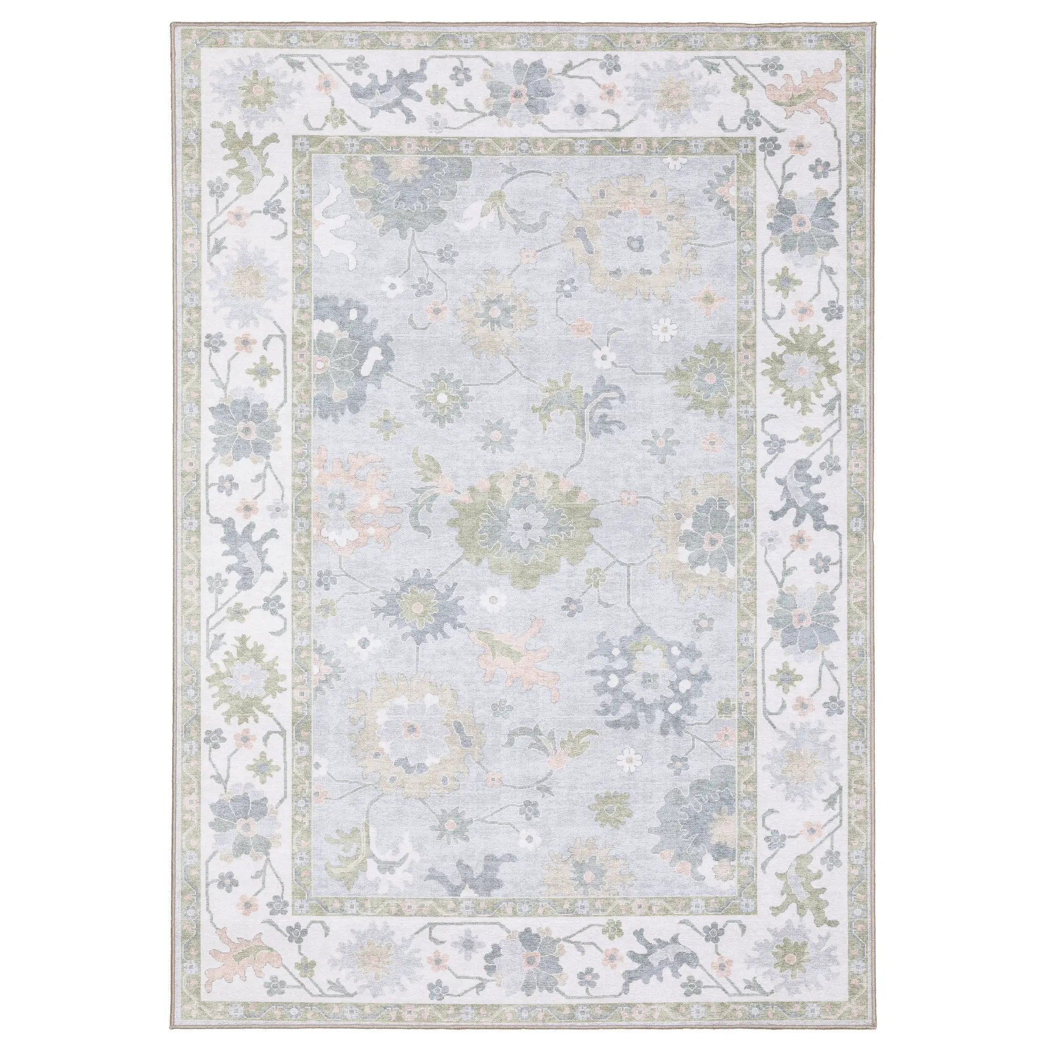 Addison ADD06 Blue/ Green Area Rug by Oriental Weavers