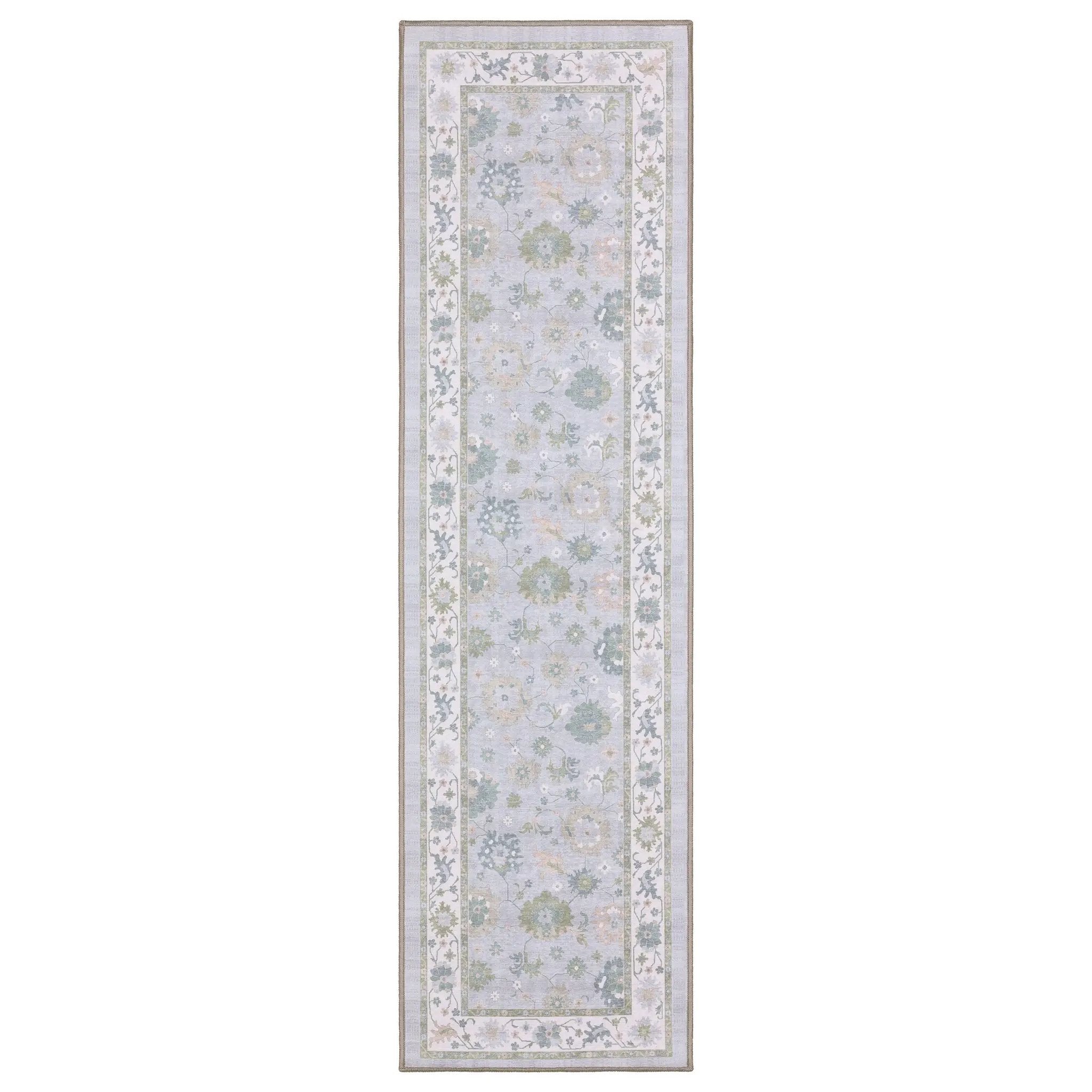 Addison ADD06 Blue/ Green Area Rug by Oriental Weavers