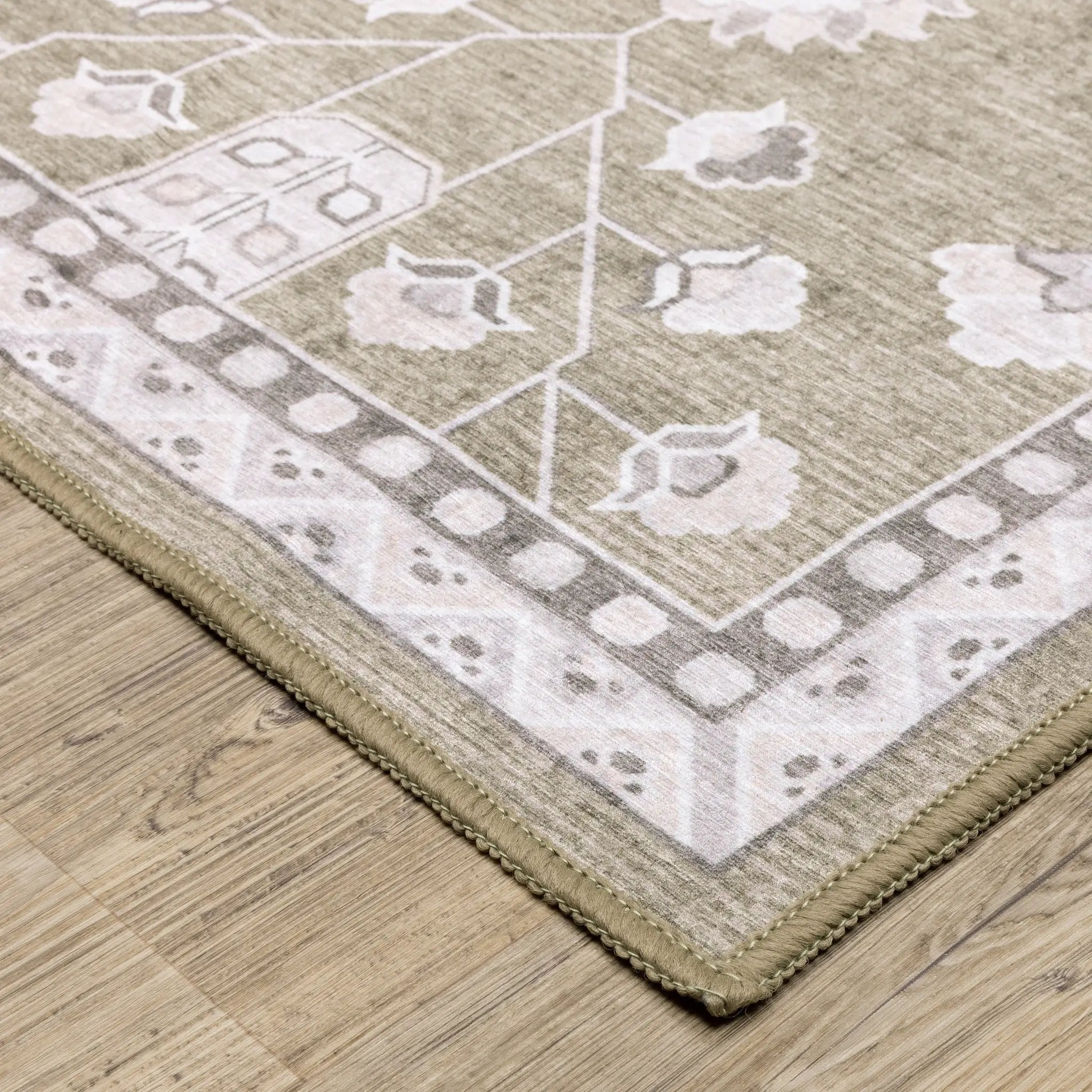 Addison ADD07 Brown/ Ivory Area Rug by Oriental Weavers
