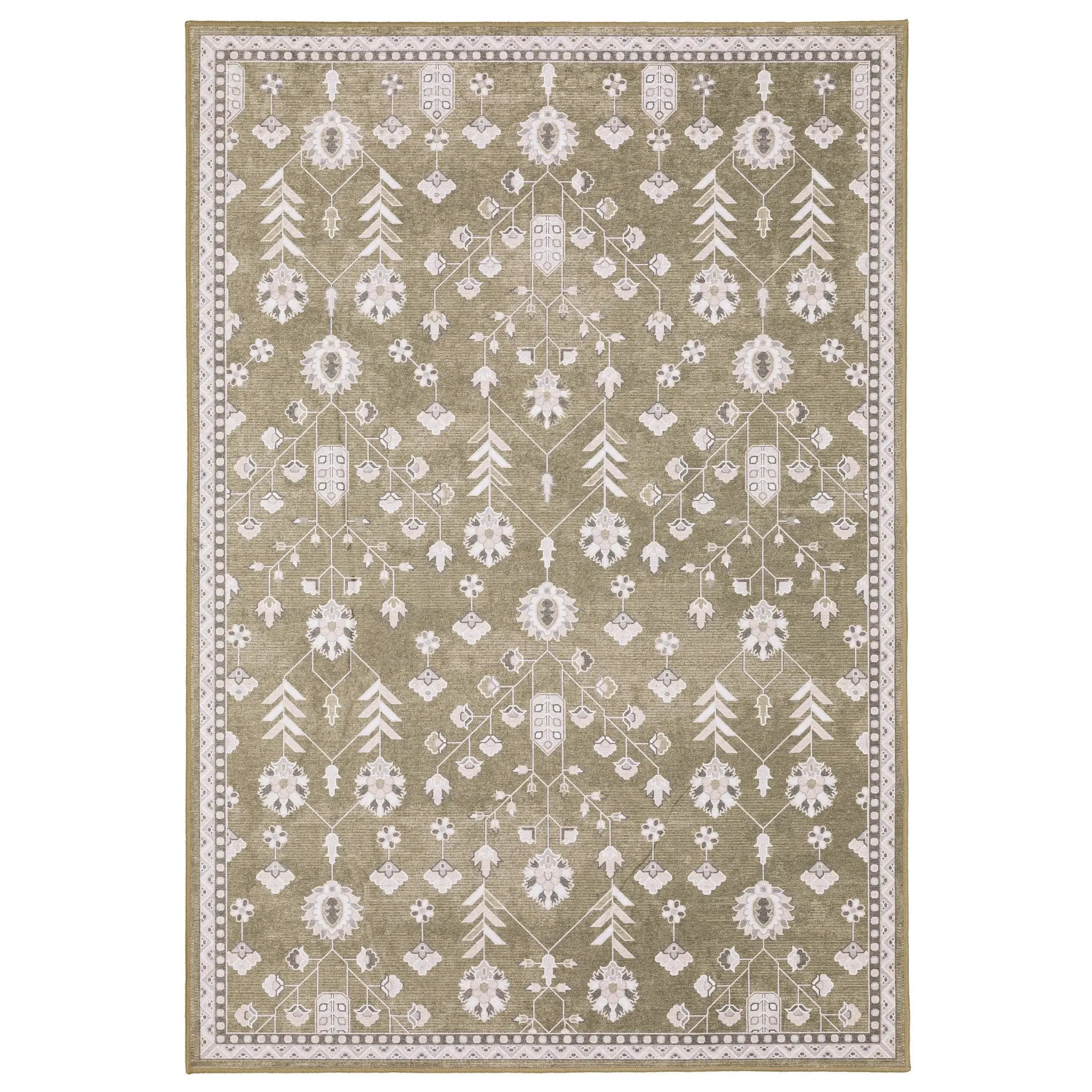 Addison ADD07 Brown/ Ivory Area Rug by Oriental Weavers