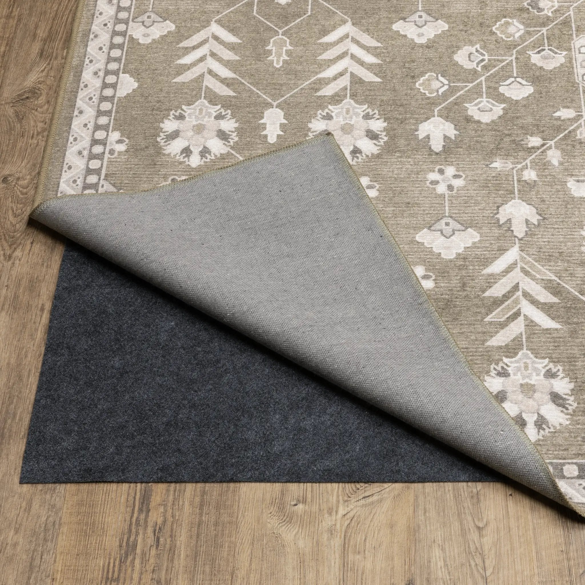 Addison ADD07 Brown/ Ivory Area Rug by Oriental Weavers
