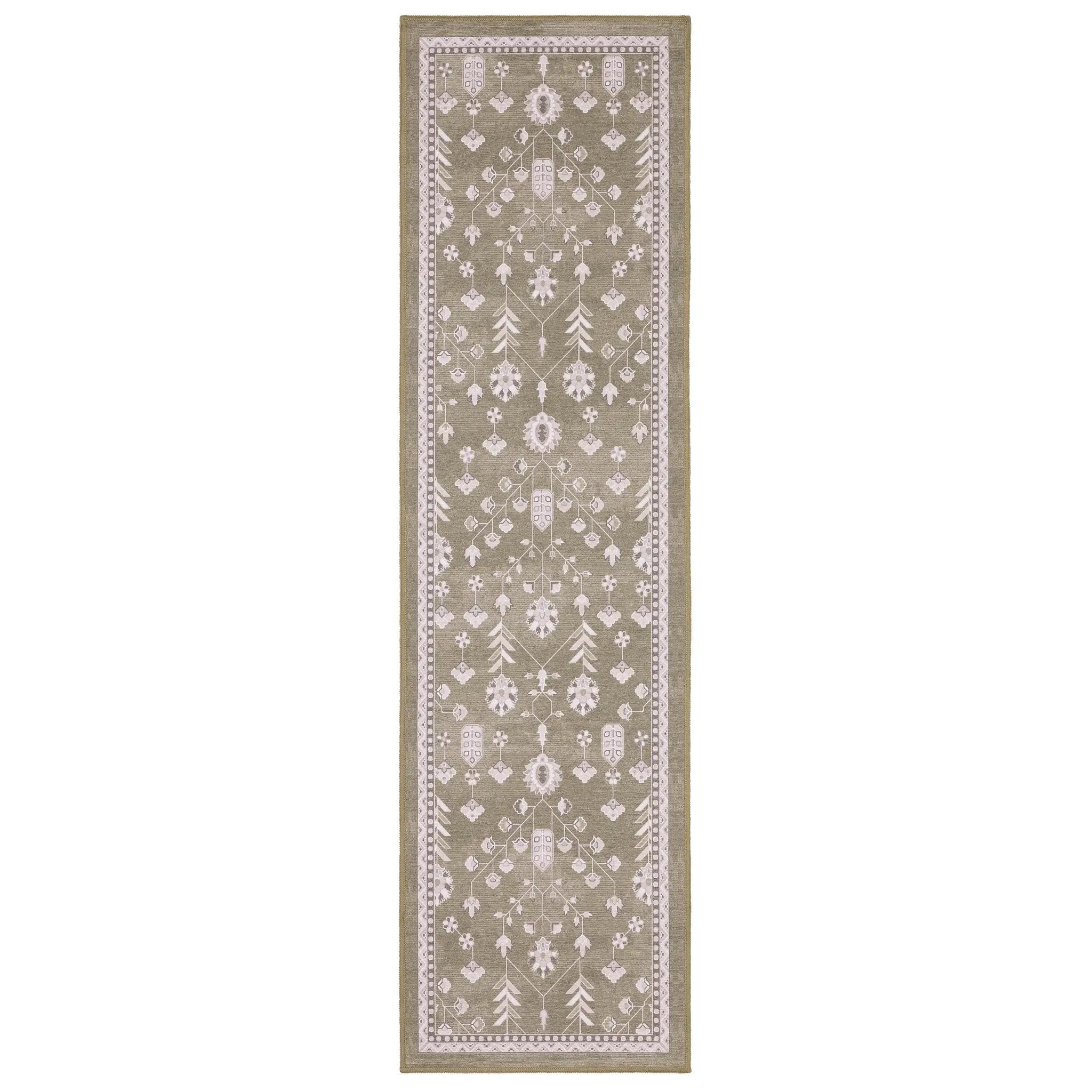 Addison ADD07 Brown/ Ivory Area Rug by Oriental Weavers