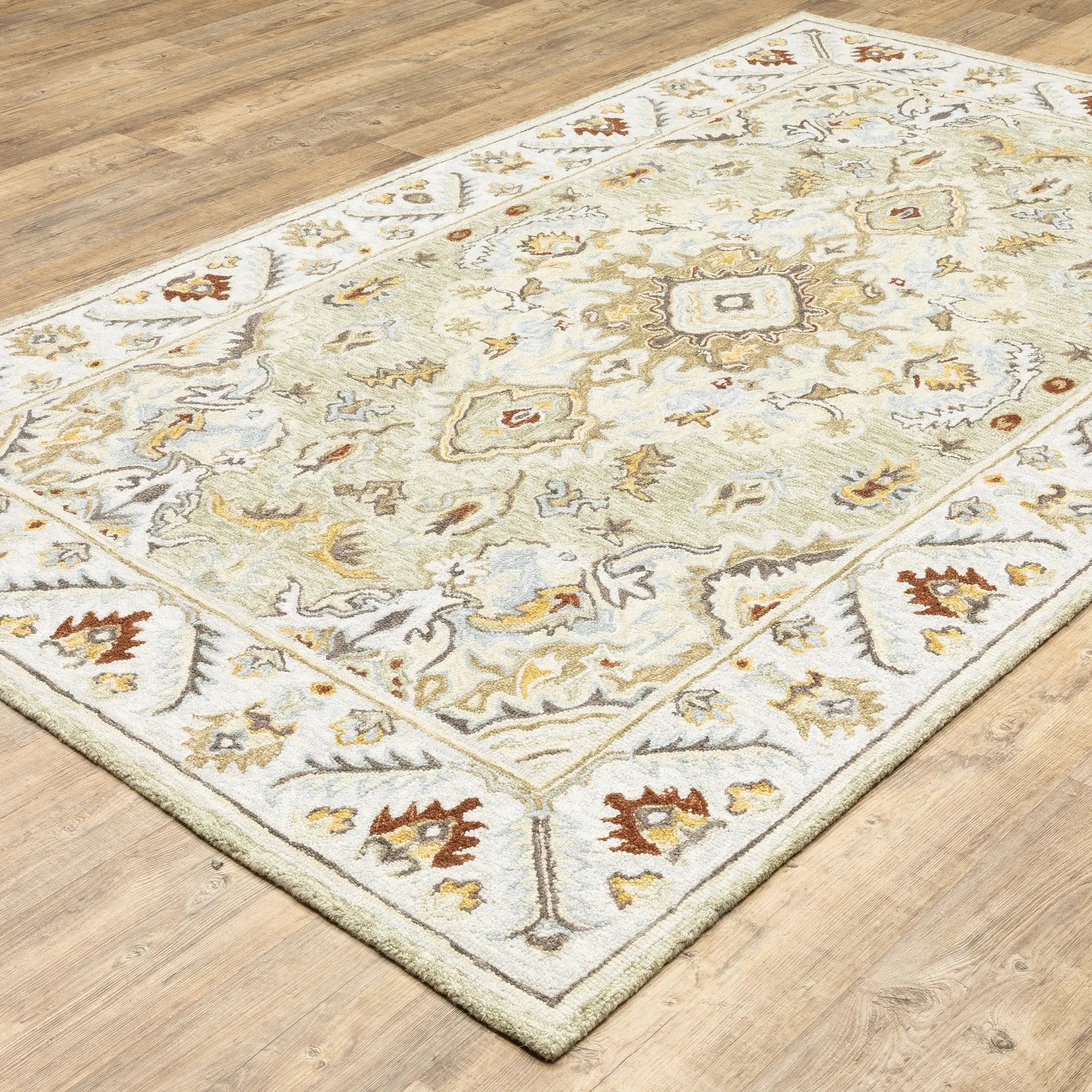 Alfresco 28403 Ivory/ Beige Area Rug by Oriental Weavers