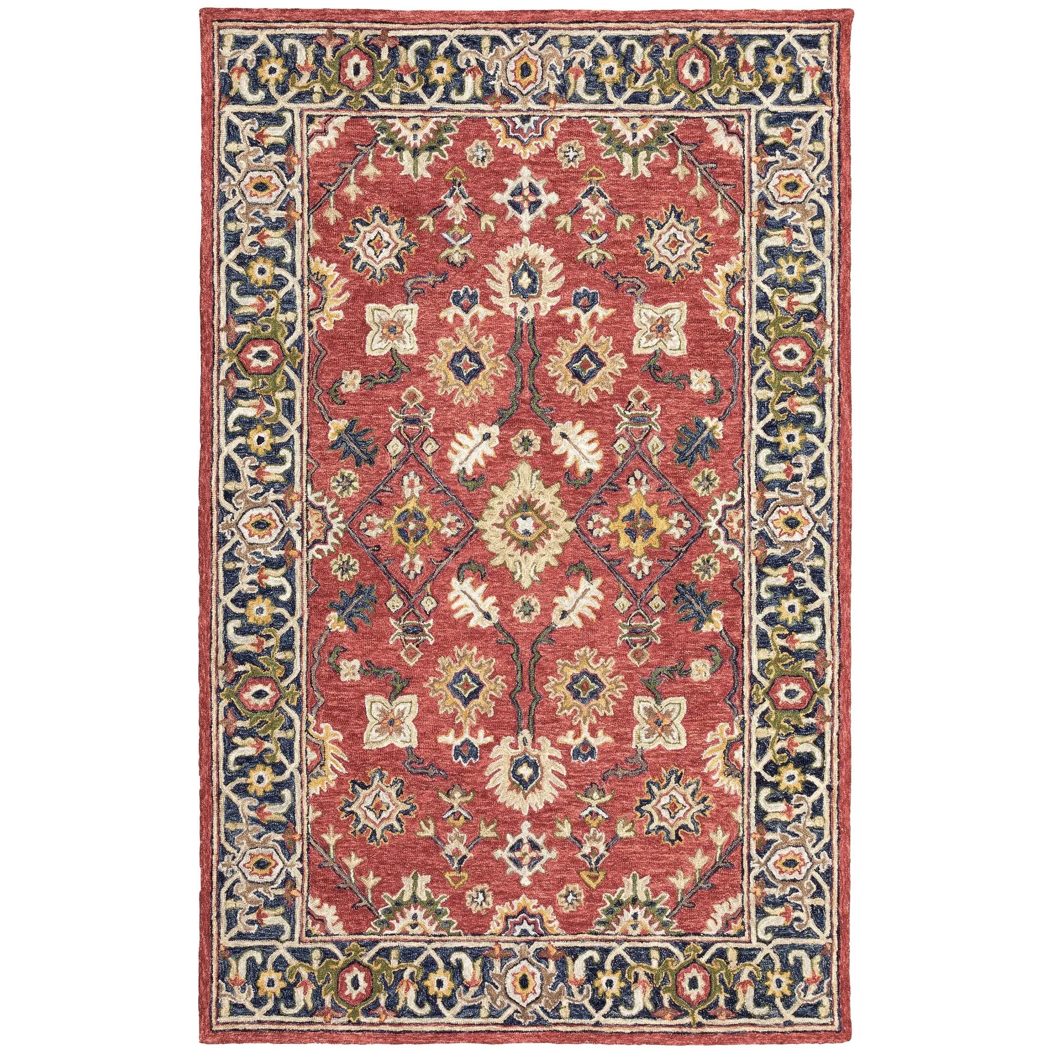 Alfresco 28404 Red/ Blue Area Rug by Oriental Weavers