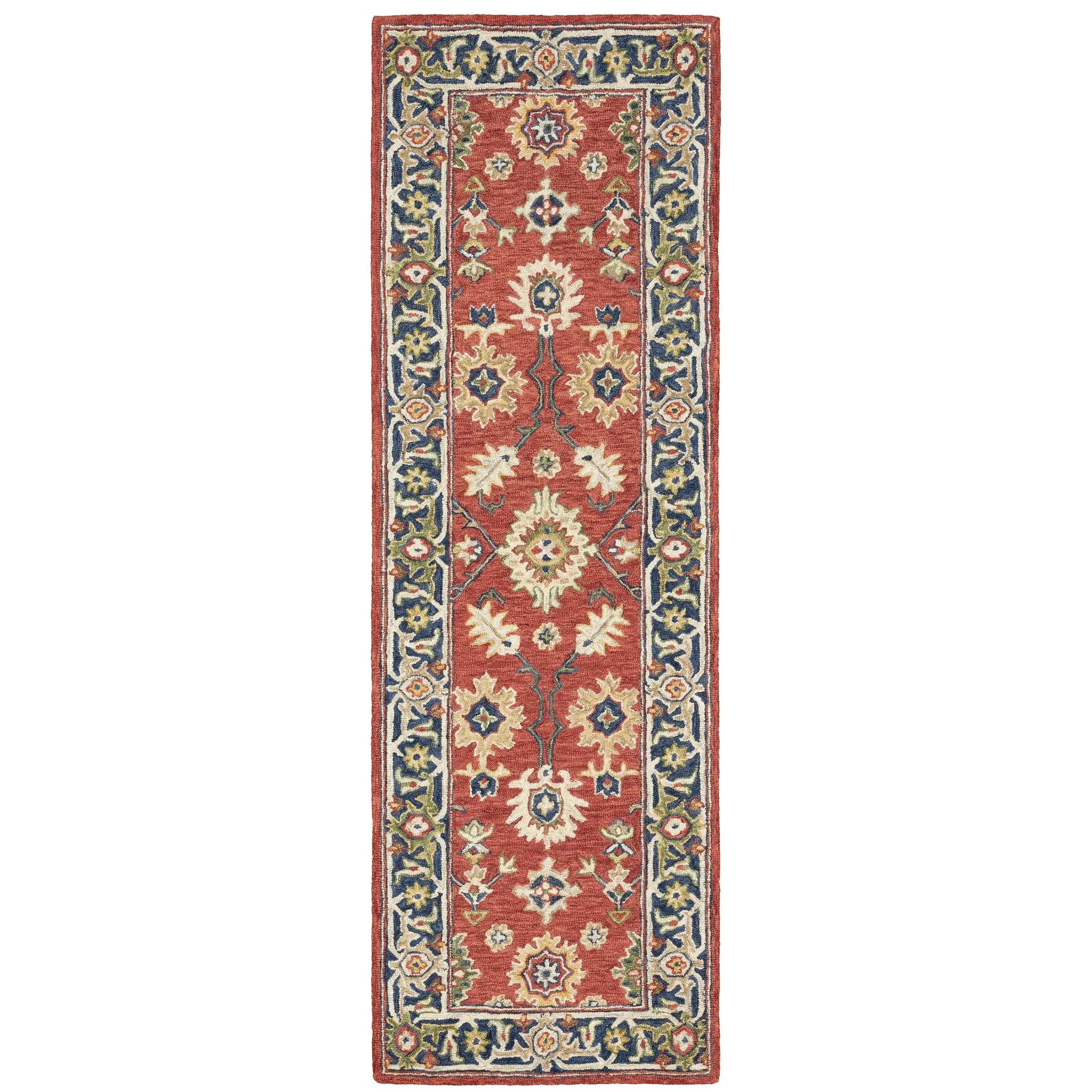 Alfresco 28404 Red/ Blue Area Rug by Oriental Weavers