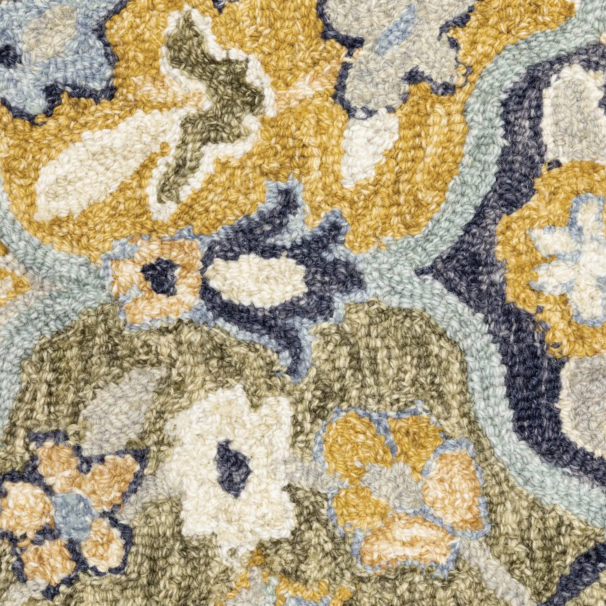 Alfresco 28406 Blue/ Gold Area Rug by Oriental Weavers