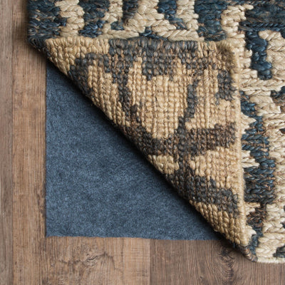 All Purpose Reversible 0004E Grey Rug Pad, grey reversible rug pad with low-profile needle punch construction for hard floors or carpet.