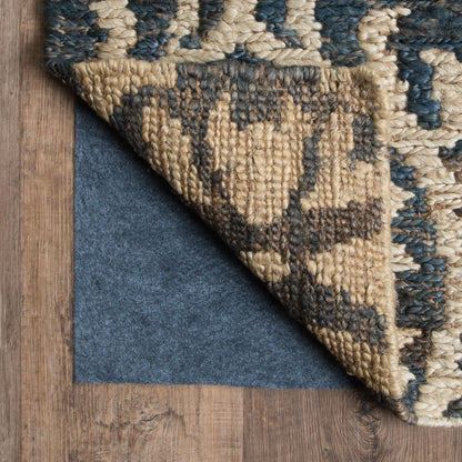 All Purpose Reversible 0004E Grey Rug Pad, grey reversible rug pad with low-profile needle punch construction for hard floors or carpet.