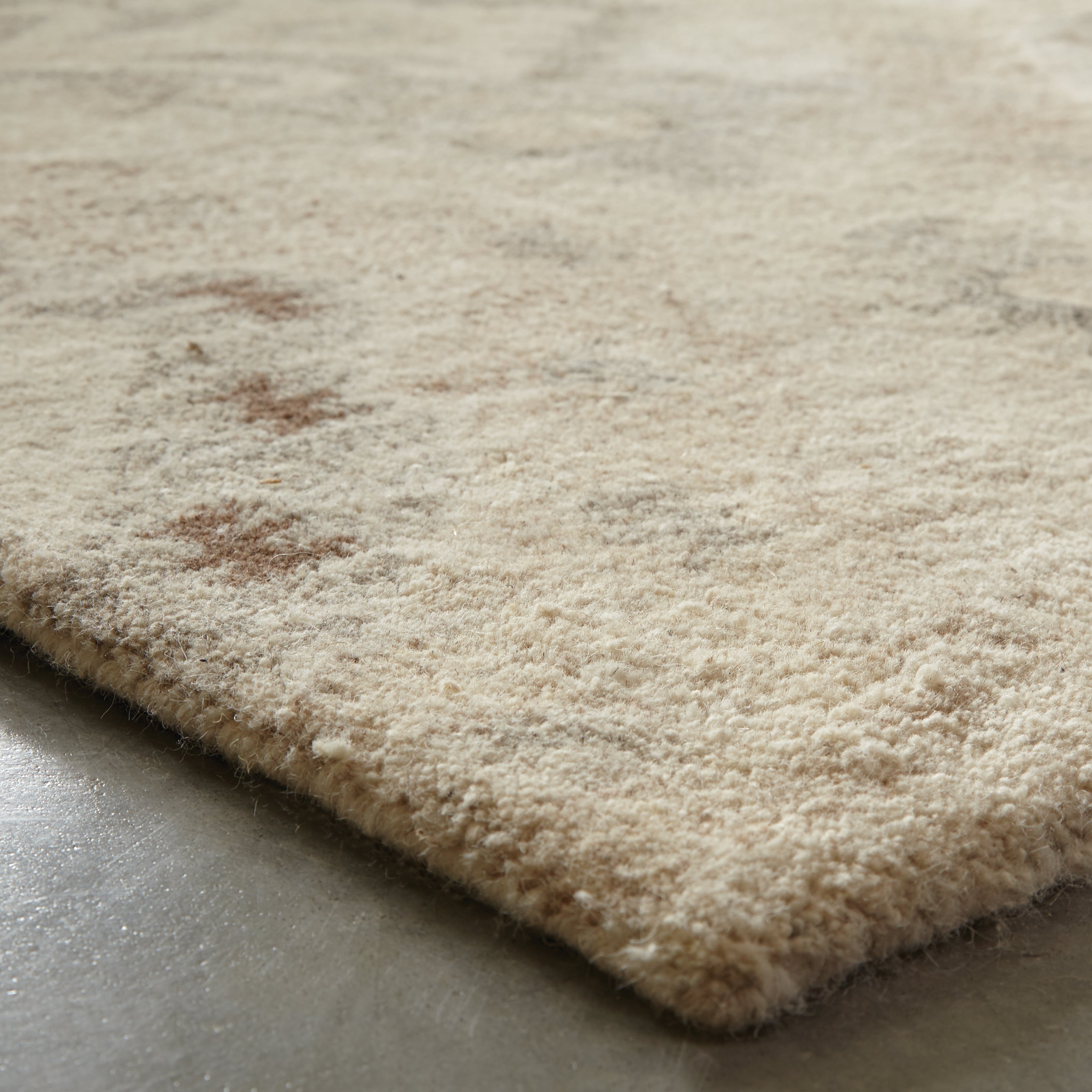 Anastasia 68003 Beige/Ivory Area Rug, handmade beige ivory wool area rug with refined traditional woven textile-inspired design.