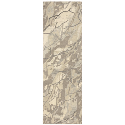 Anastasia 68008 Beige/Ivory Area Rug, handmade beige ivory wool area rug with subtle global woven textile pattern.