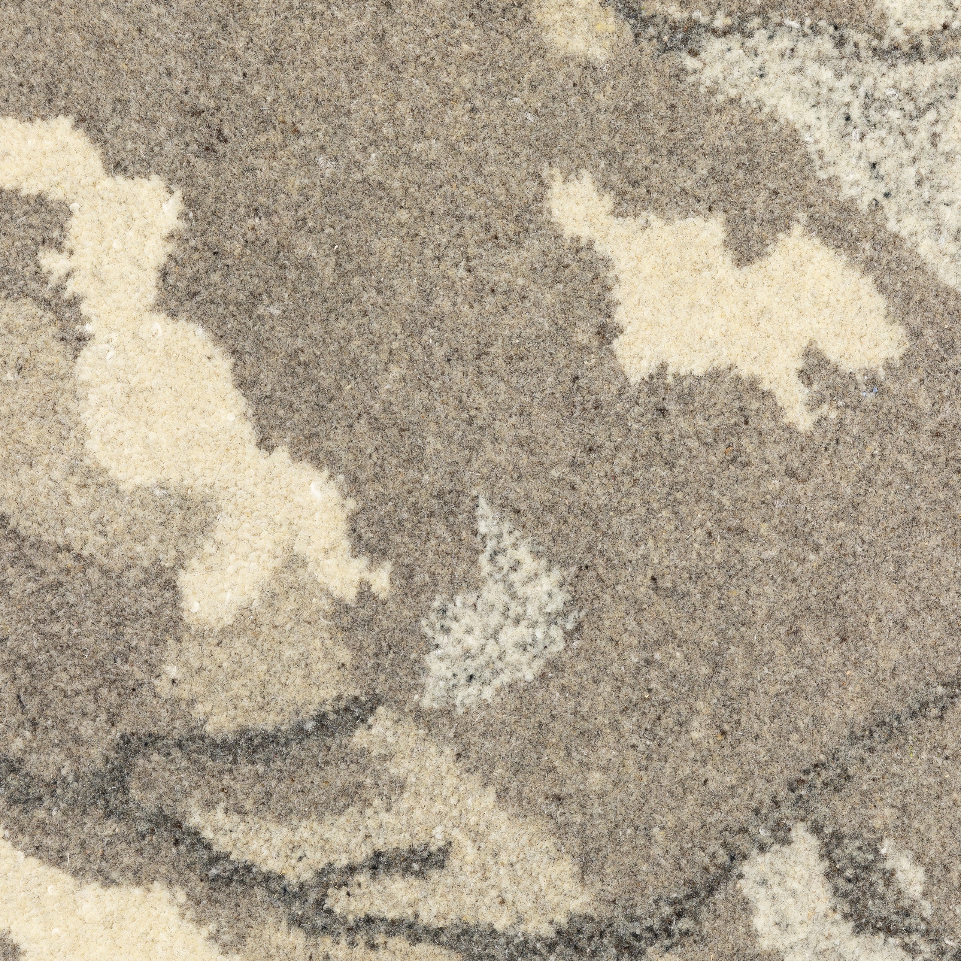 Anastasia 68008 Beige/Ivory Area Rug, handmade beige ivory wool area rug with subtle global woven textile pattern.