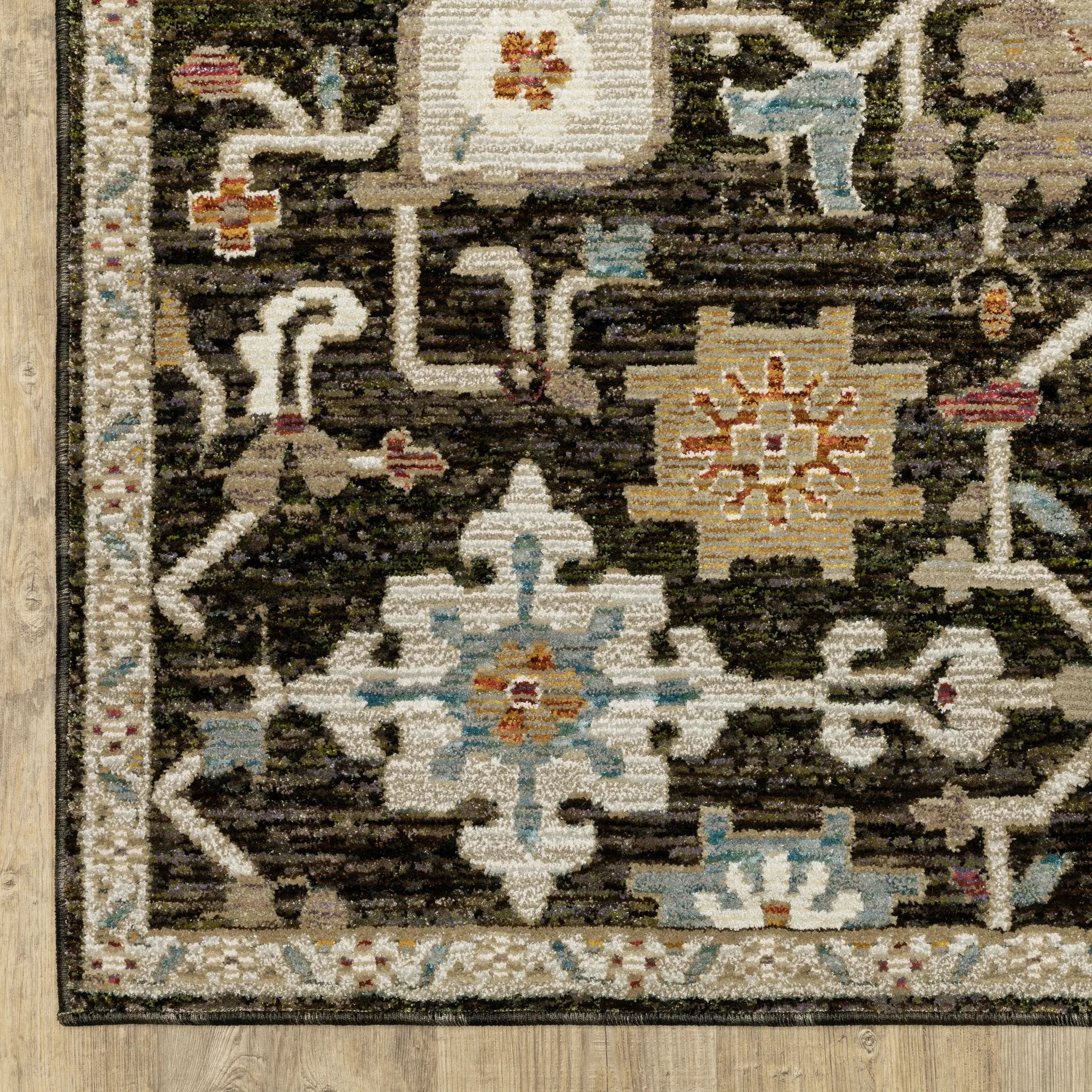 Andorra 2396B Brown/ Multi Area Rug by Oriental Weavers