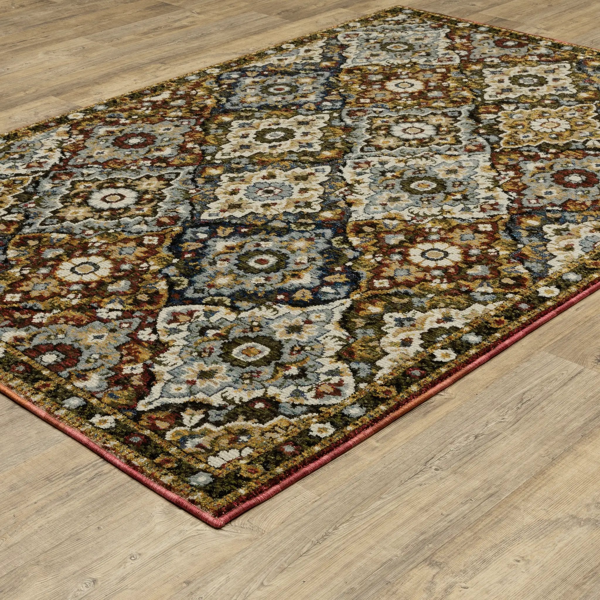 Andorra 2408A Red/ Multi Area Rug by Oriental Weavers