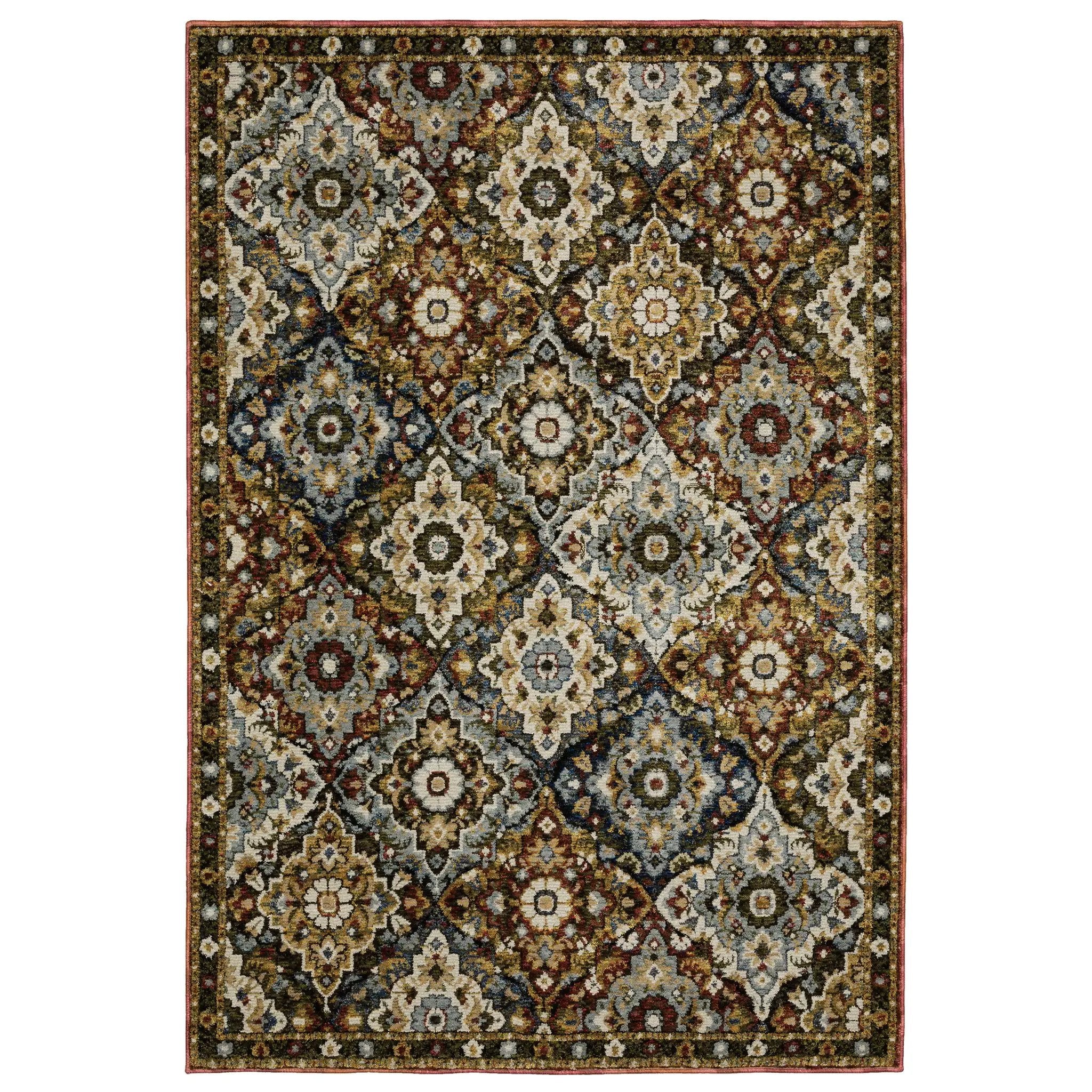 Andorra 2408A Red/ Multi Area Rug by Oriental Weavers
