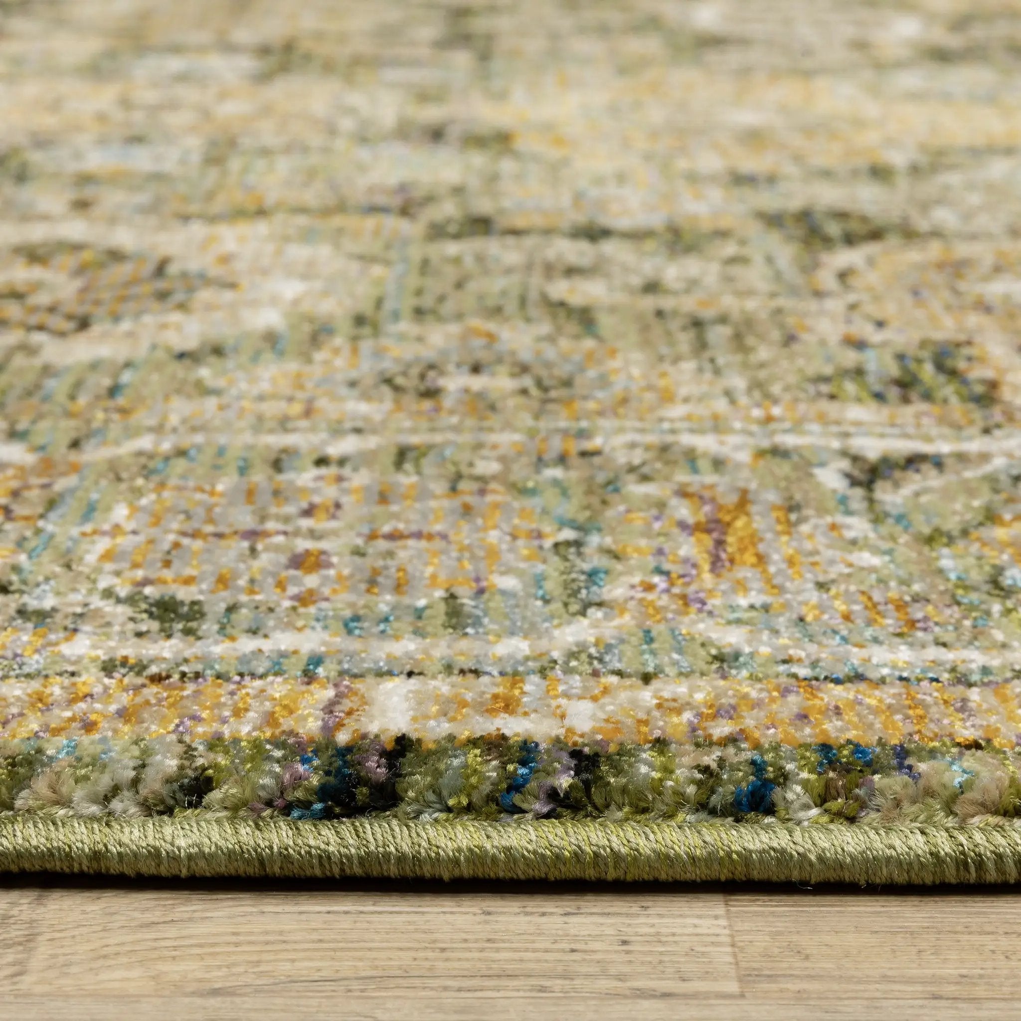 Andorra 2417B Green/ Gold Area Rug by Oriental Weavers