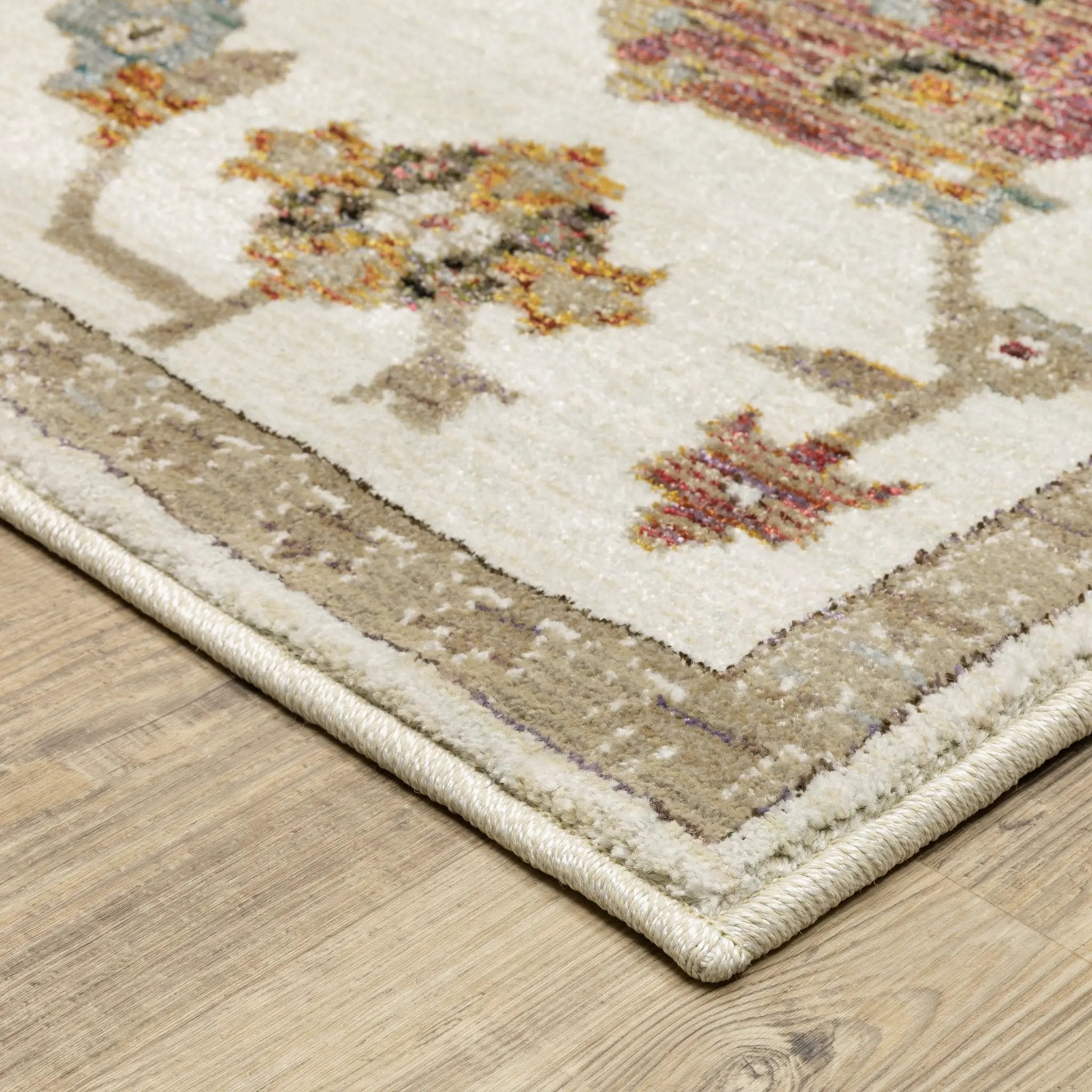 Andorra 2419B Ivory/ Multi Area Rug by Oriental Weavers
