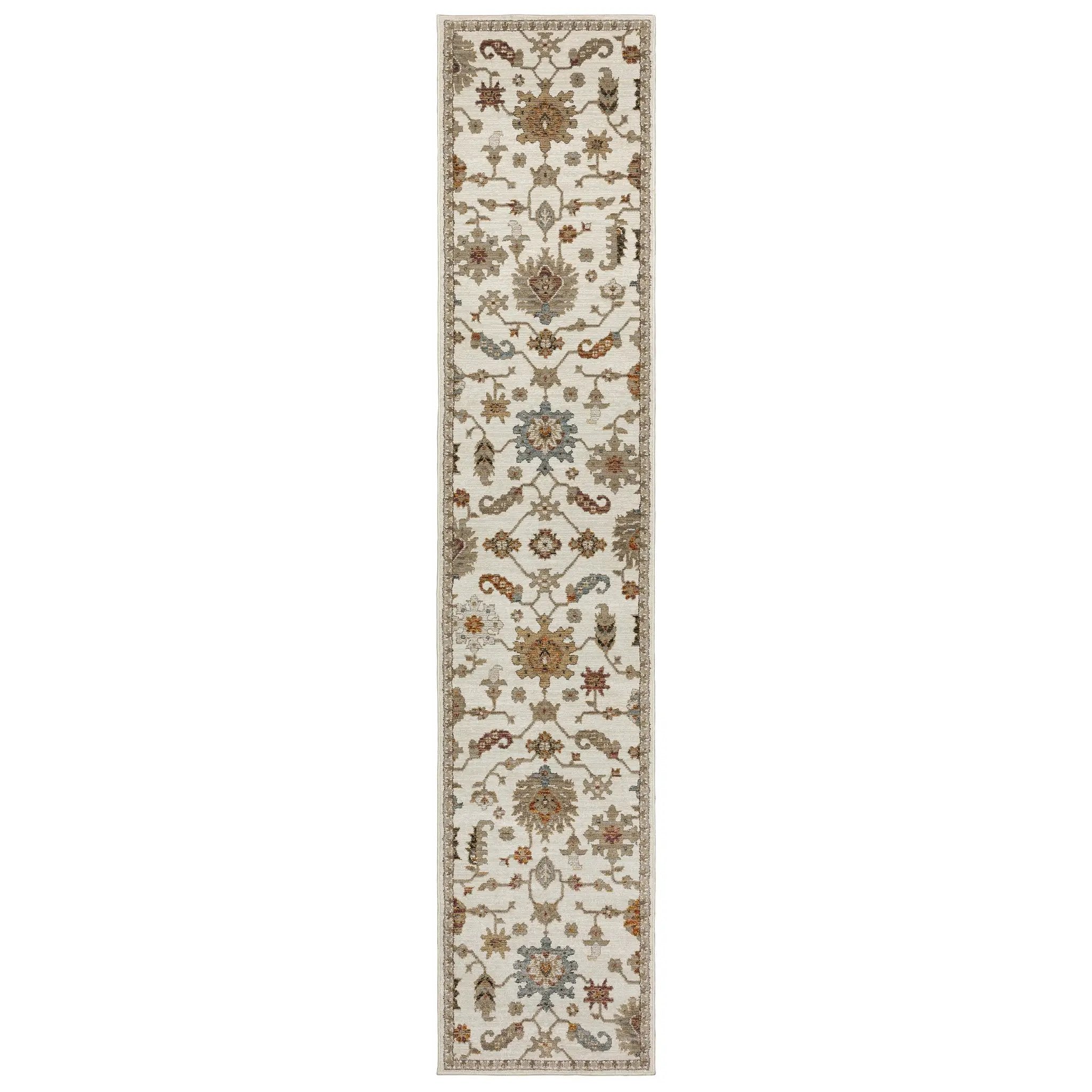 Andorra 2419B Ivory/ Multi Area Rug by Oriental Weavers