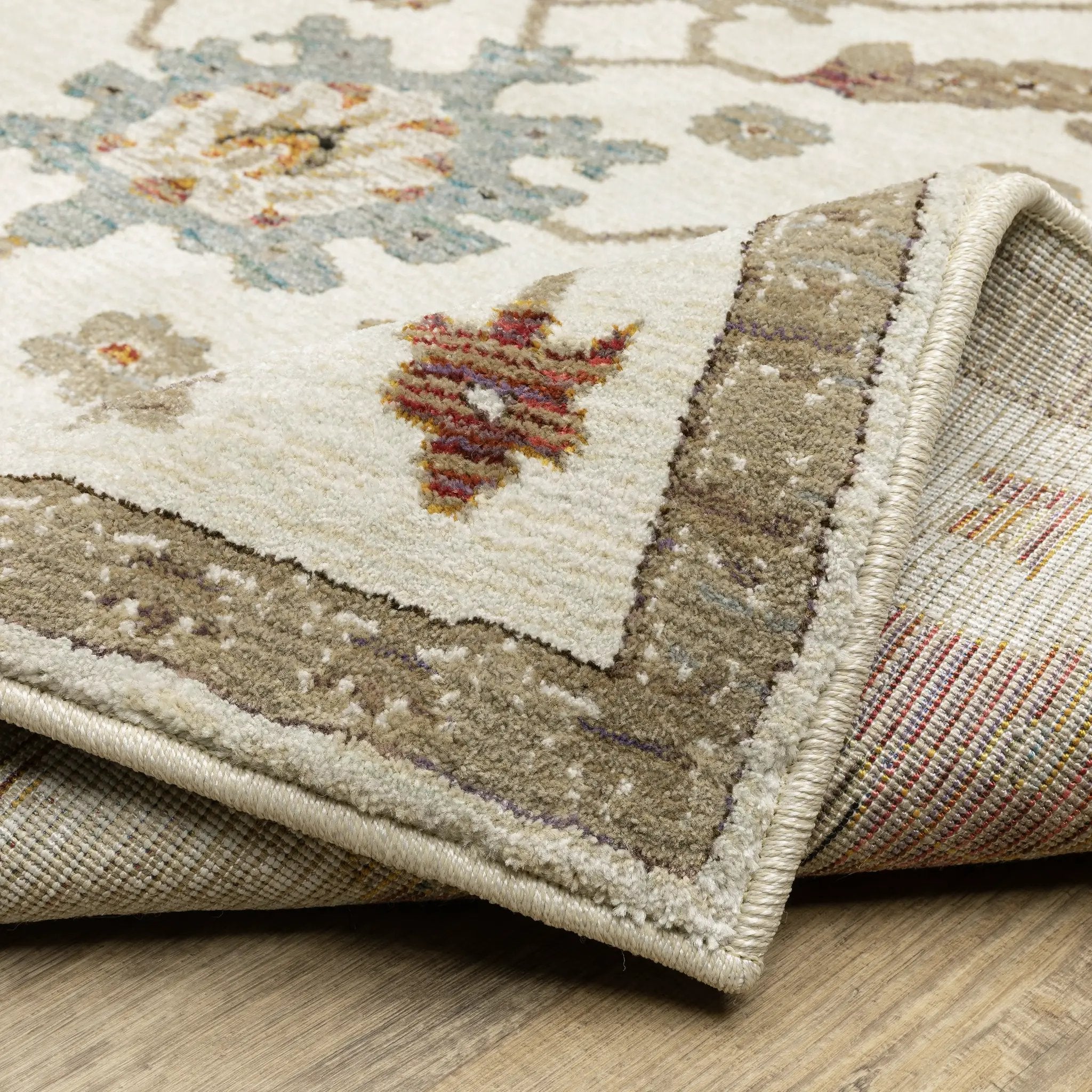 Andorra 2419B Ivory/ Multi Area Rug by Oriental Weavers