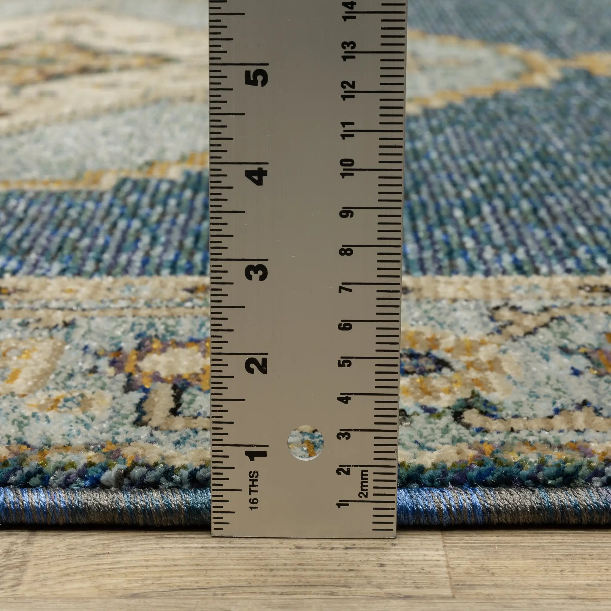 Andorra 2430A Blue/ Gold Area Rug by Oriental Weavers
