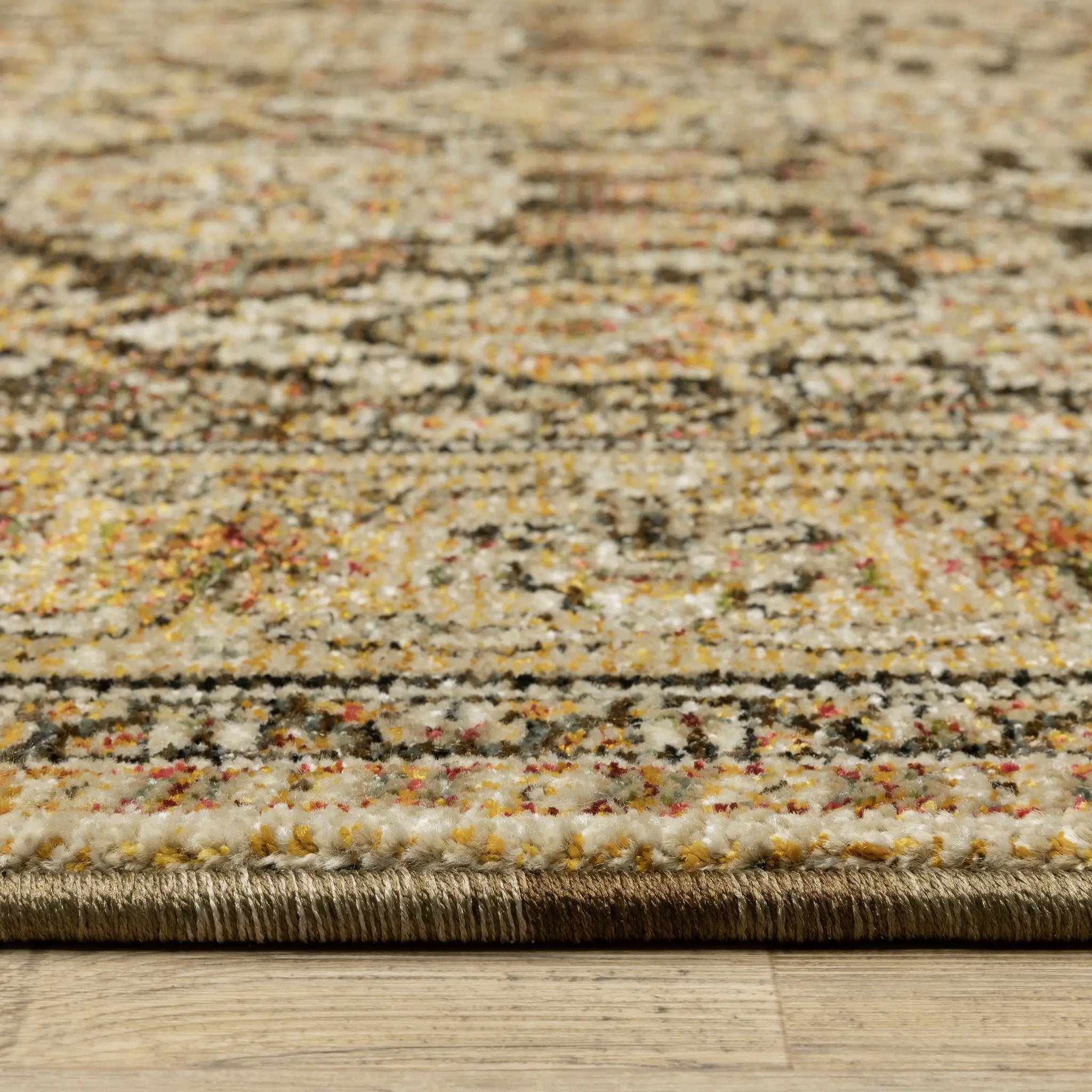 Andorra 2431A Brown/ Gold Area Rug by Oriental Weavers