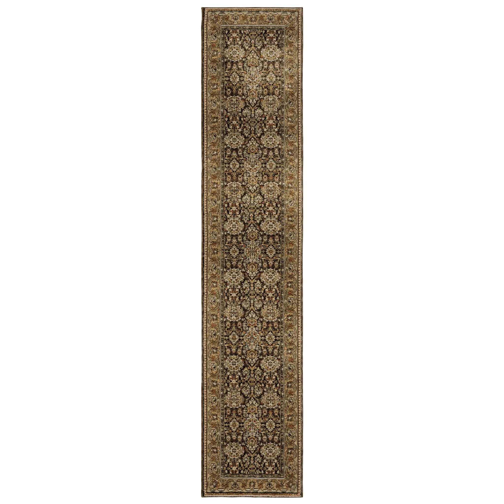 Andorra 2431A Brown/ Gold Area Rug by Oriental Weavers