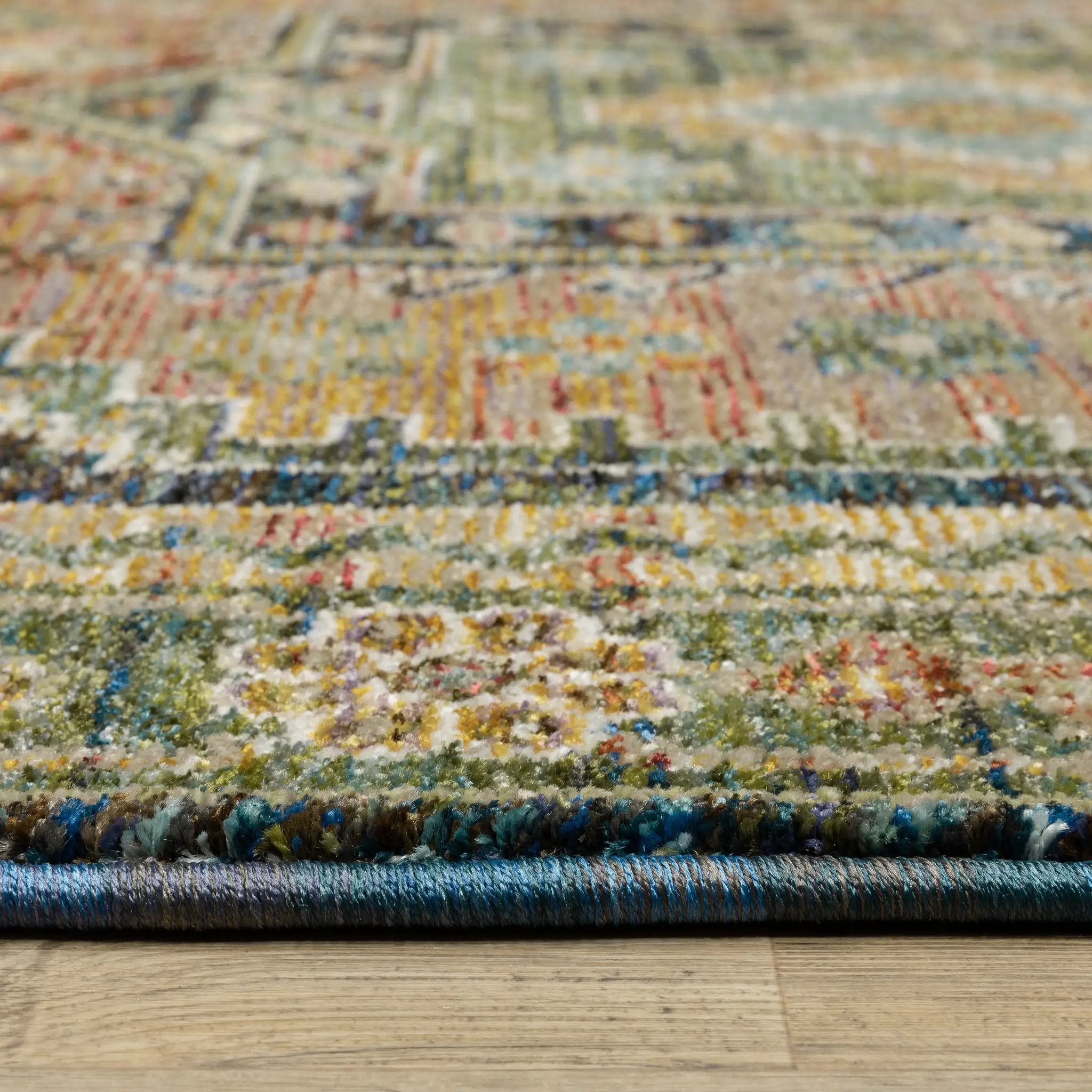 Andorra 2442A Blue/ Multi Area Rug by Oriental Weavers
