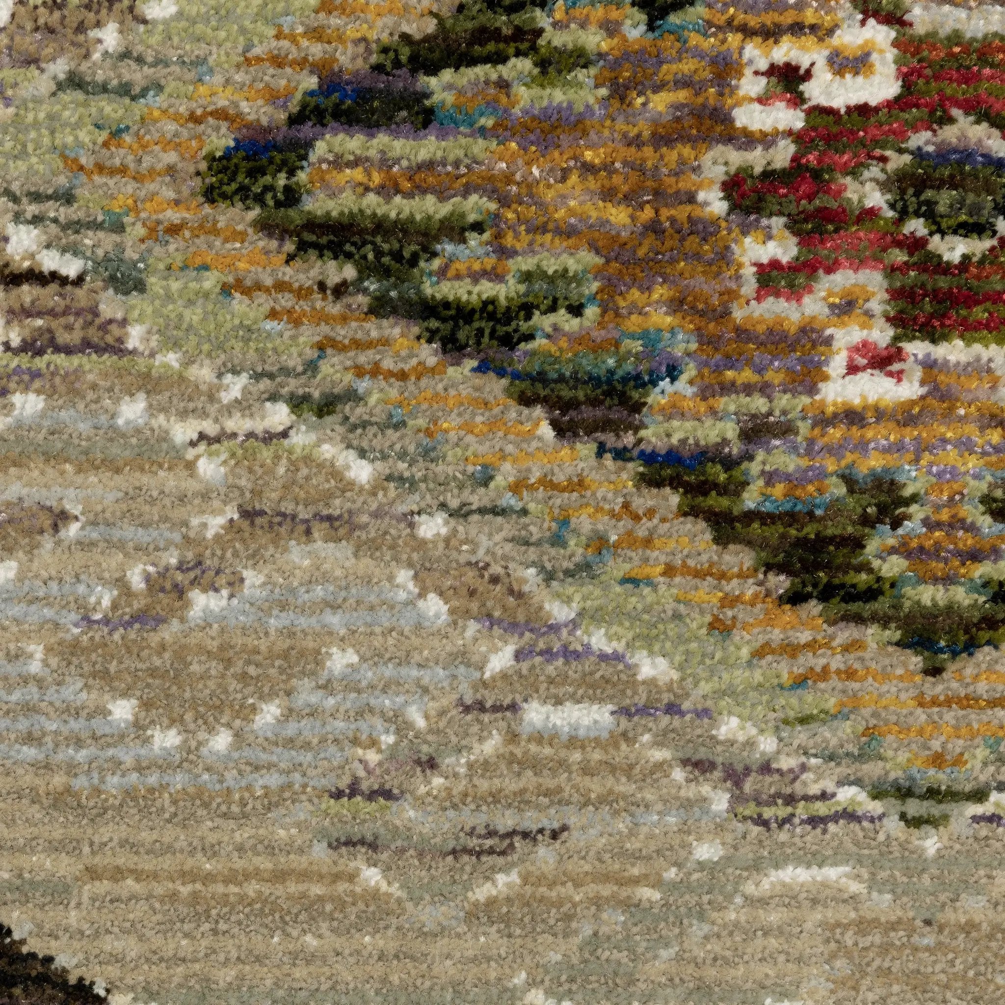 Andorra 2442D Grey/ Green Area Rug by Oriental Weavers