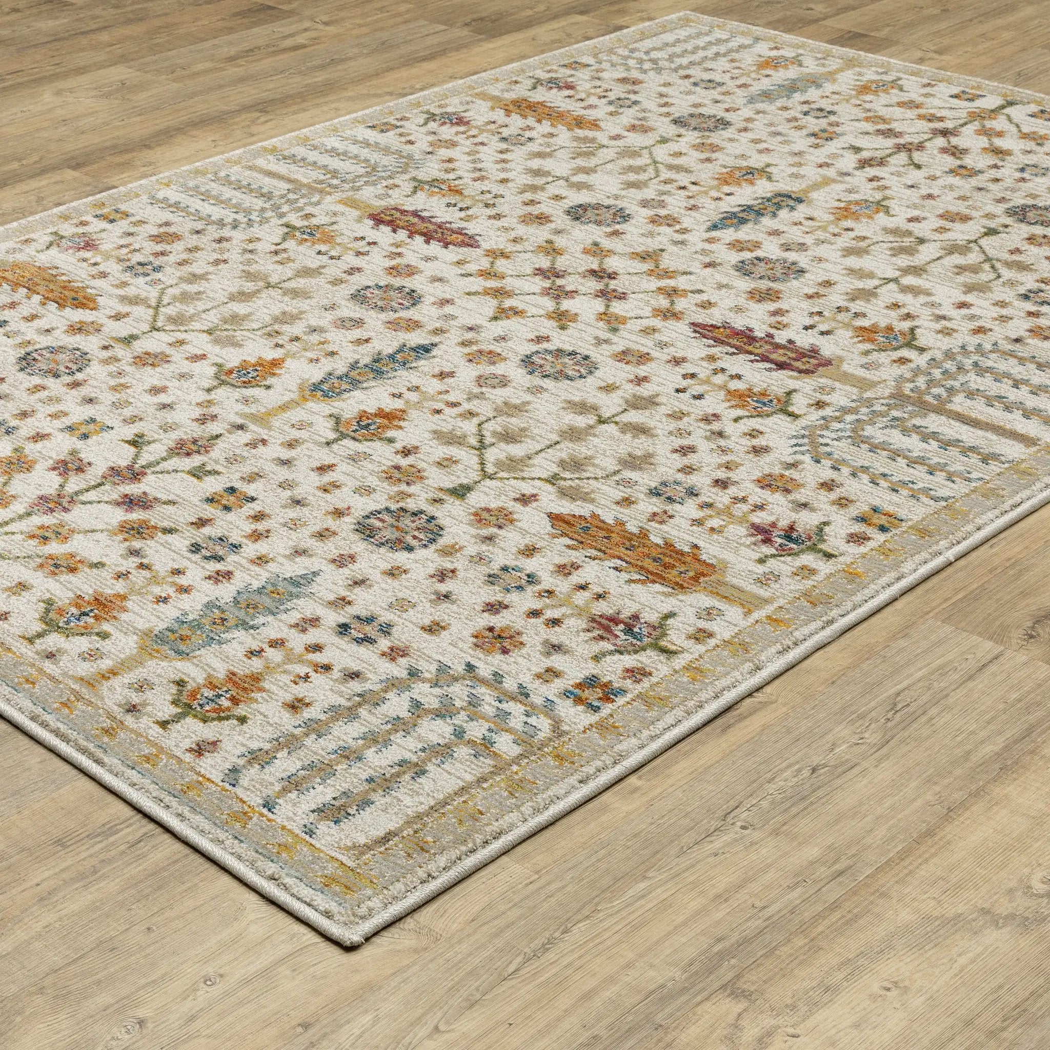Andorra 2449B Ivory/ Gold Area Rug by Oriental Weavers