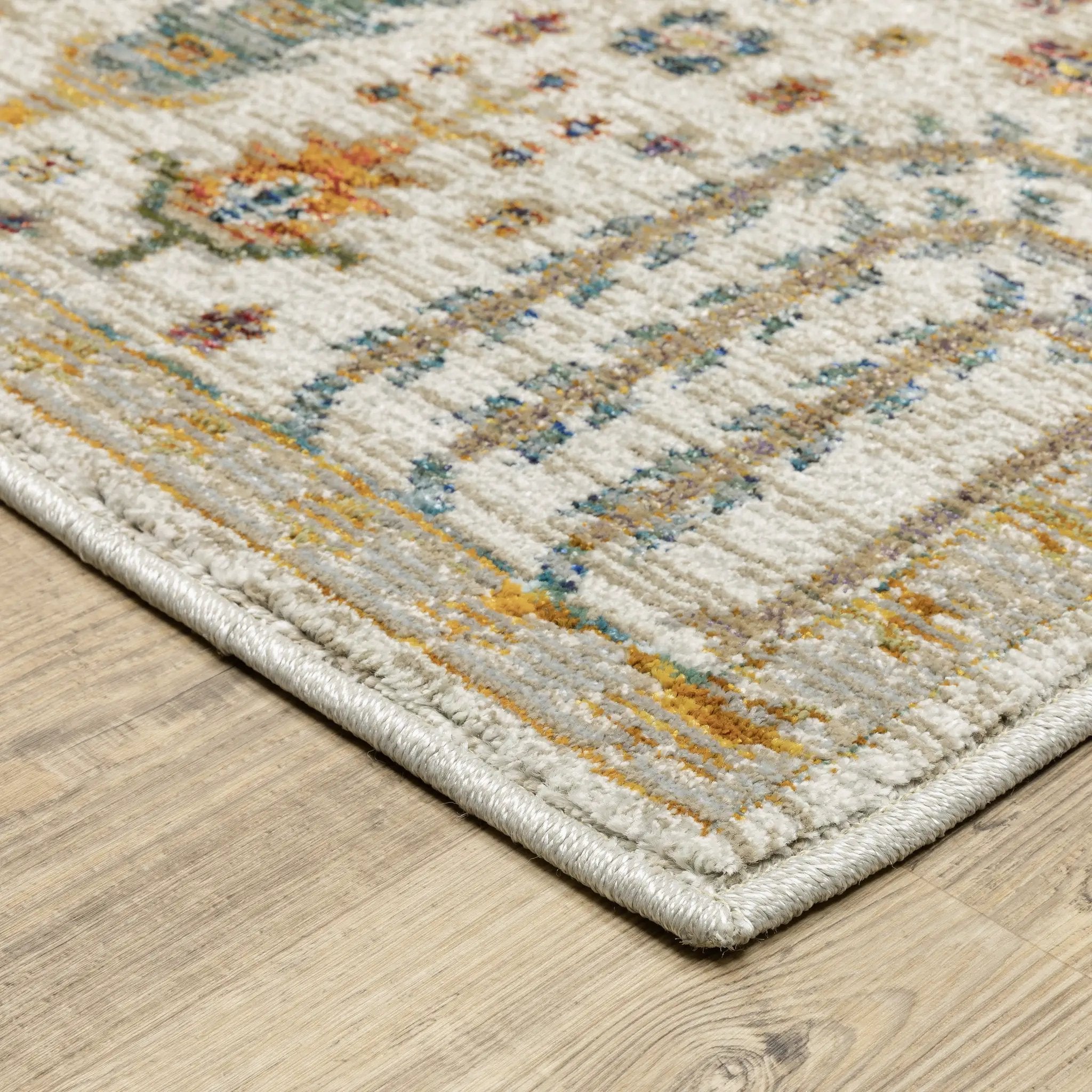 Andorra 2449B Ivory/ Gold Area Rug by Oriental Weavers