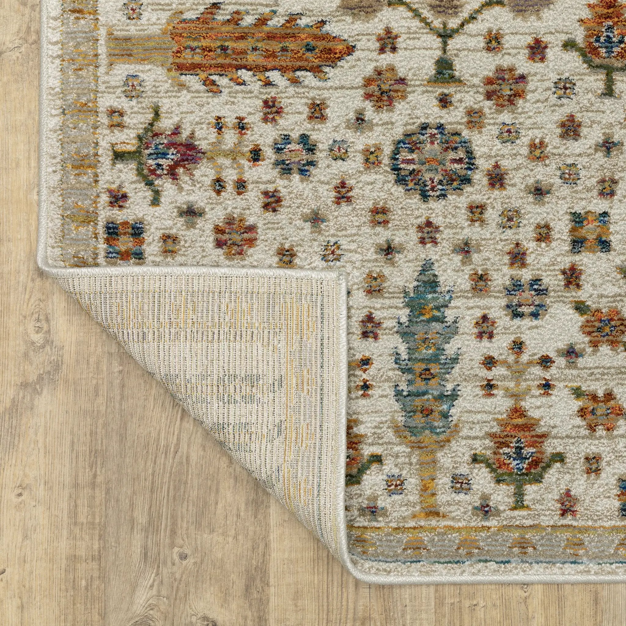Andorra 2449B Ivory/ Gold Area Rug by Oriental Weavers